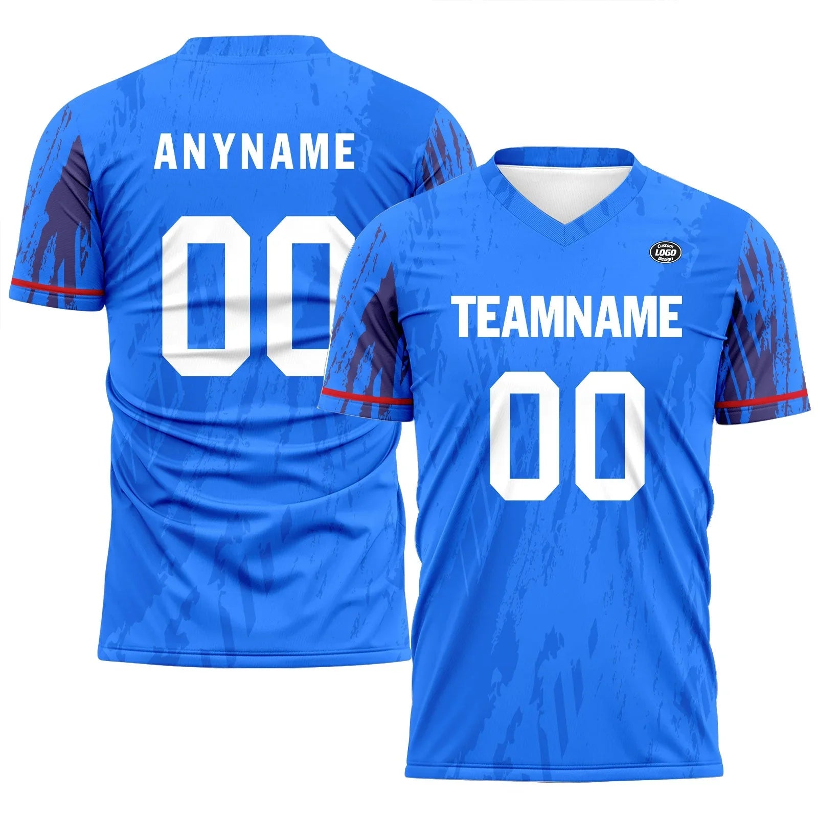 Custom Blue Soccer Sets Jersey Personalized SCJ101-D28019 - Coolcustomize