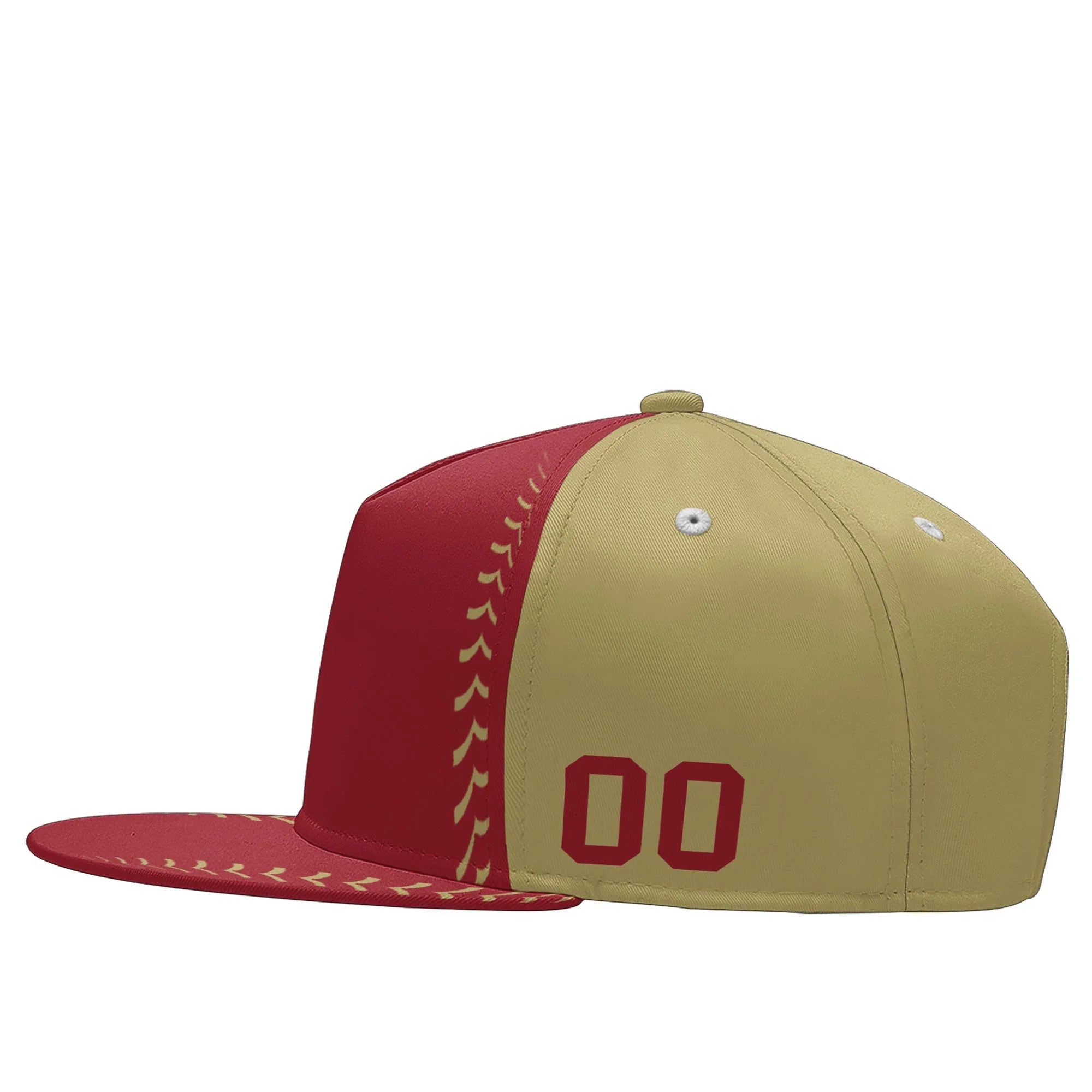 Custom Sport Design Hat Stitched Adjustable Snapback Personalized Baseball Cap PR067B-bd0b00d9-7 - Coolcustomize