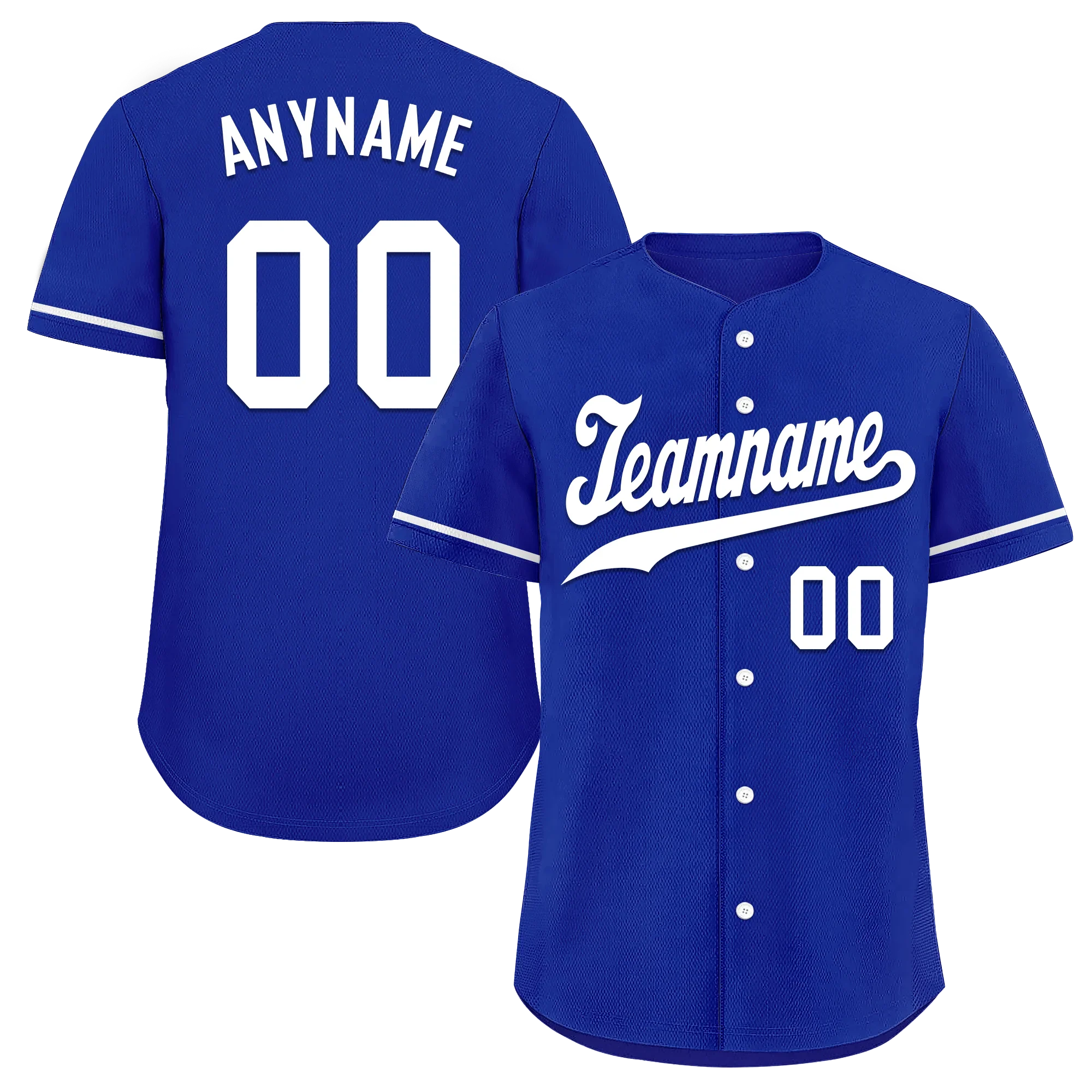 Custom Blue Classic Style White Personalized Authentic Baseball Jersey BSBJ01-bd0faea - Coolcustomize