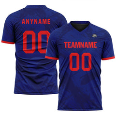 Custom Blue Soccer Sets Jersey Personalized SCJ101-D28037