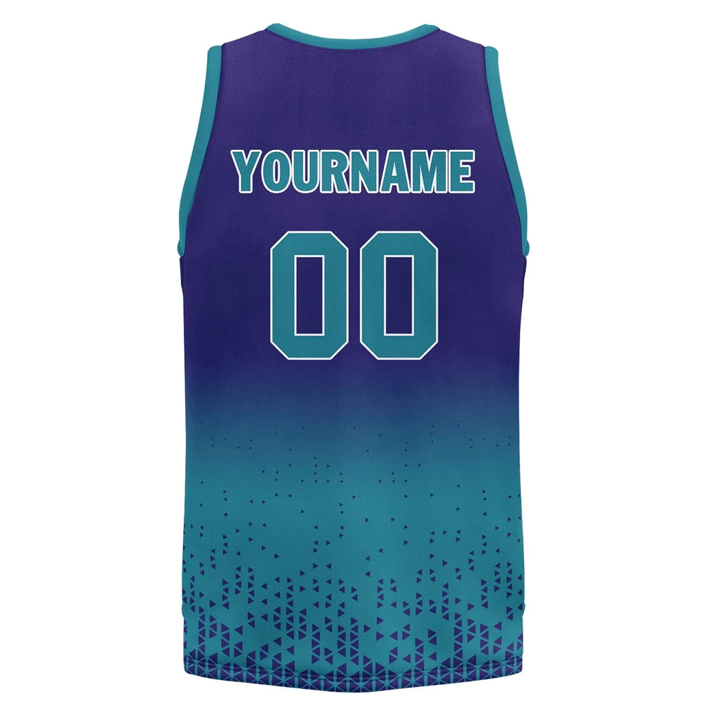 Custom Blue Fade Fashion Sports Uniform Basketball Jersey BBJ01-D020102-9 - Coolcustomize