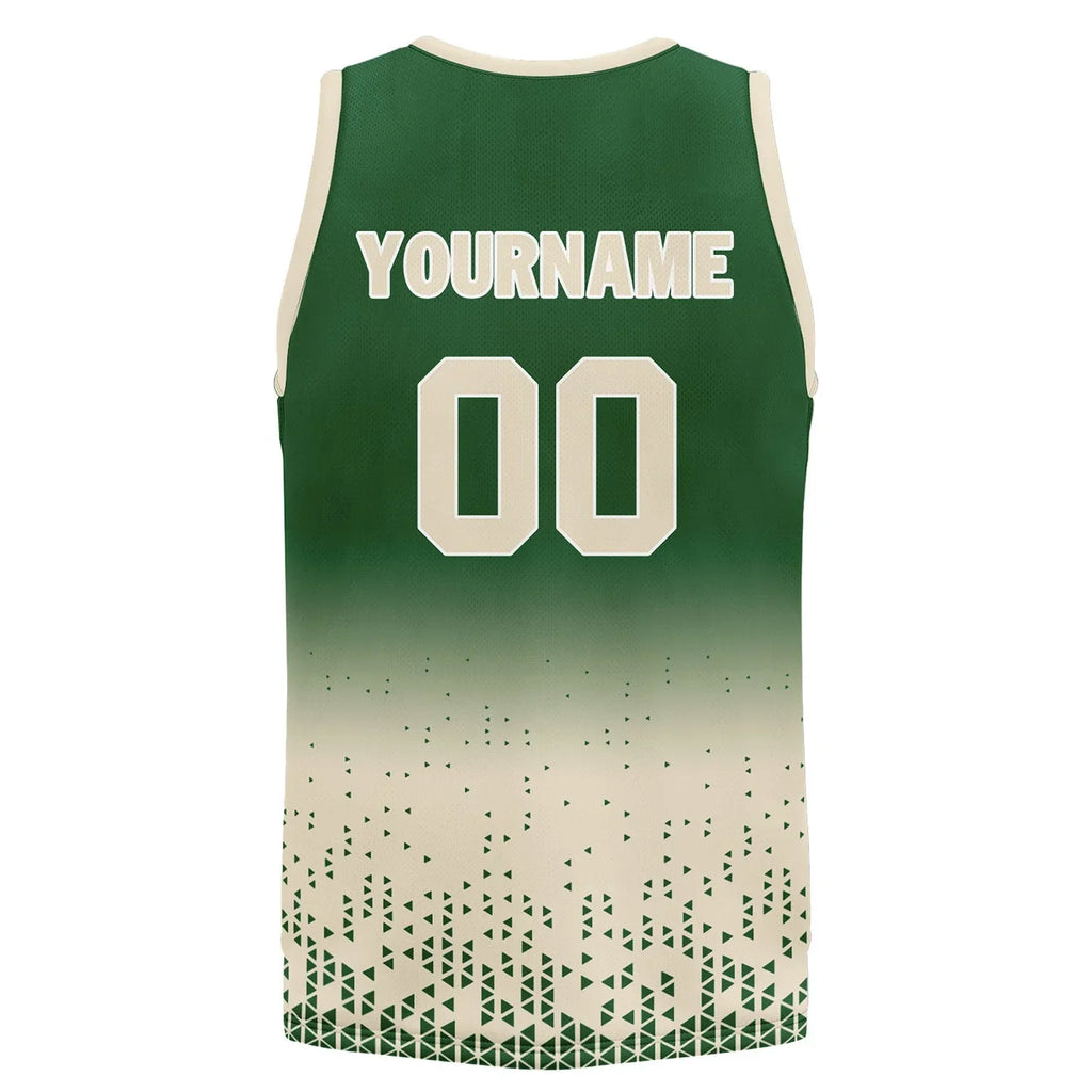 Custom Green Yellow Fade Fashion Sports Uniform Basketball Jersey BBJ01-D020102-7 - Coolcustomize