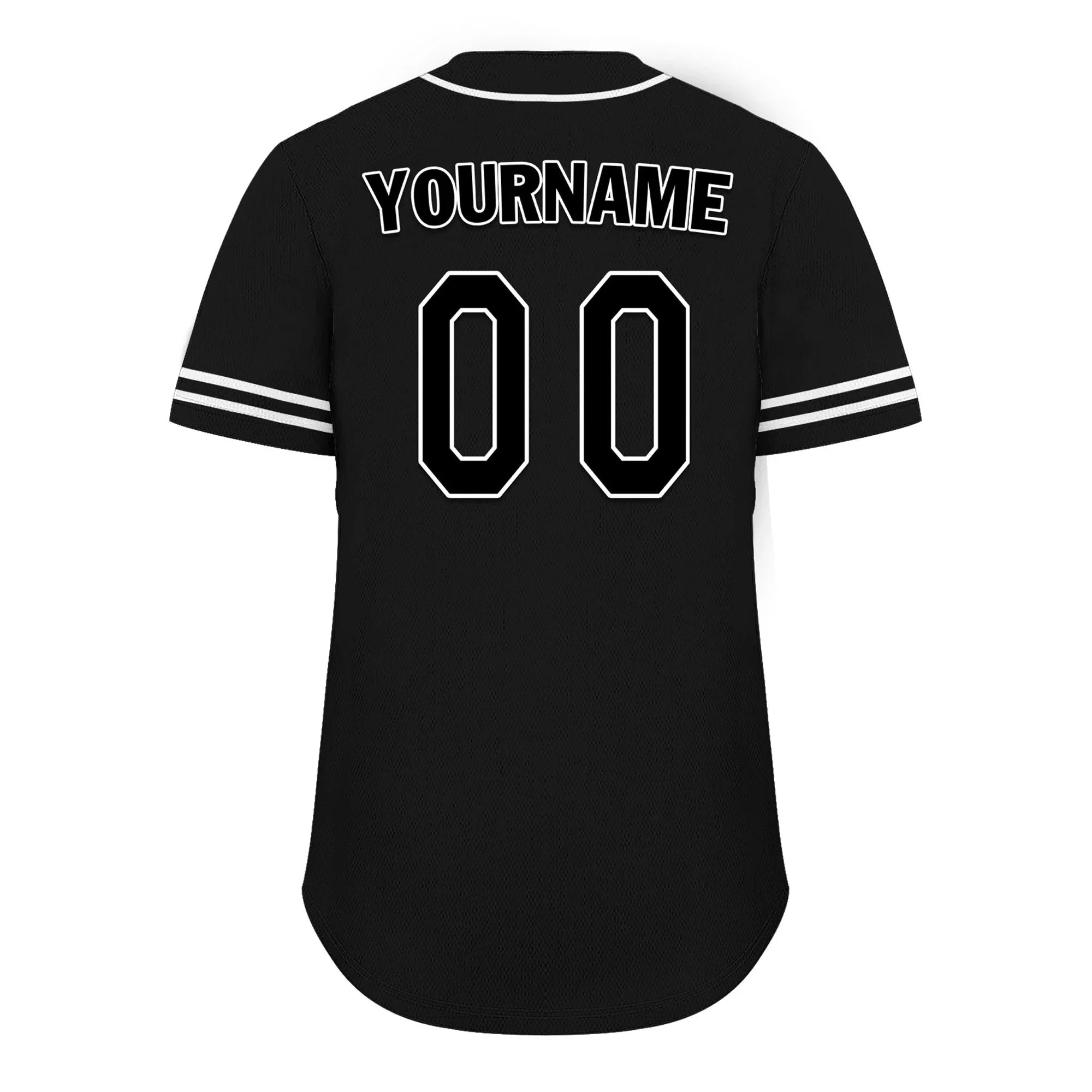 Custom Black Classic Style Black Personalized Authentic Baseball Jersey UN002-bd0b00d8-c0 - Coolcustomize