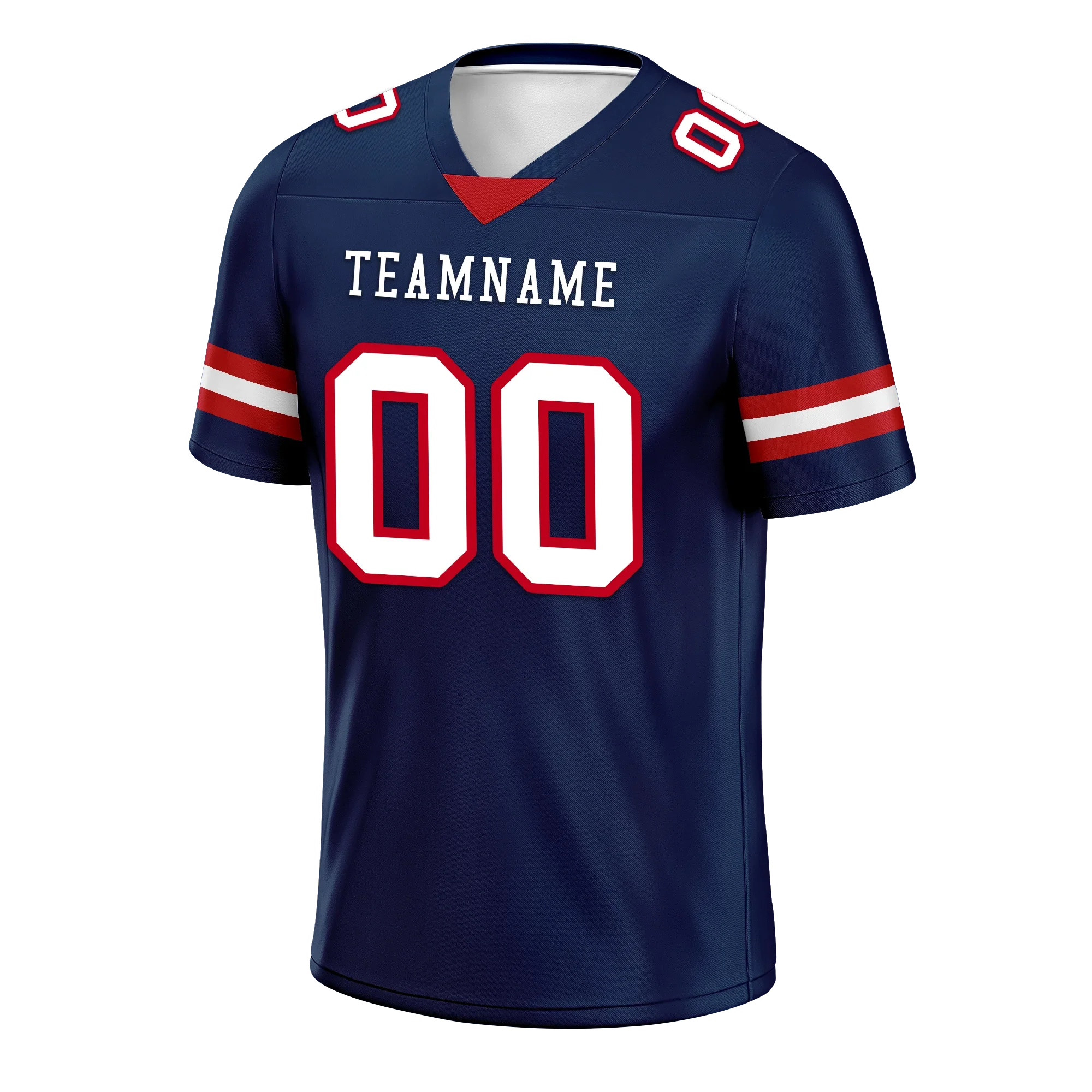 Custom Blue Classic Style Personalized Authentic Football Jersey FBJ02-bd0a70b0 - Coolcustomize
