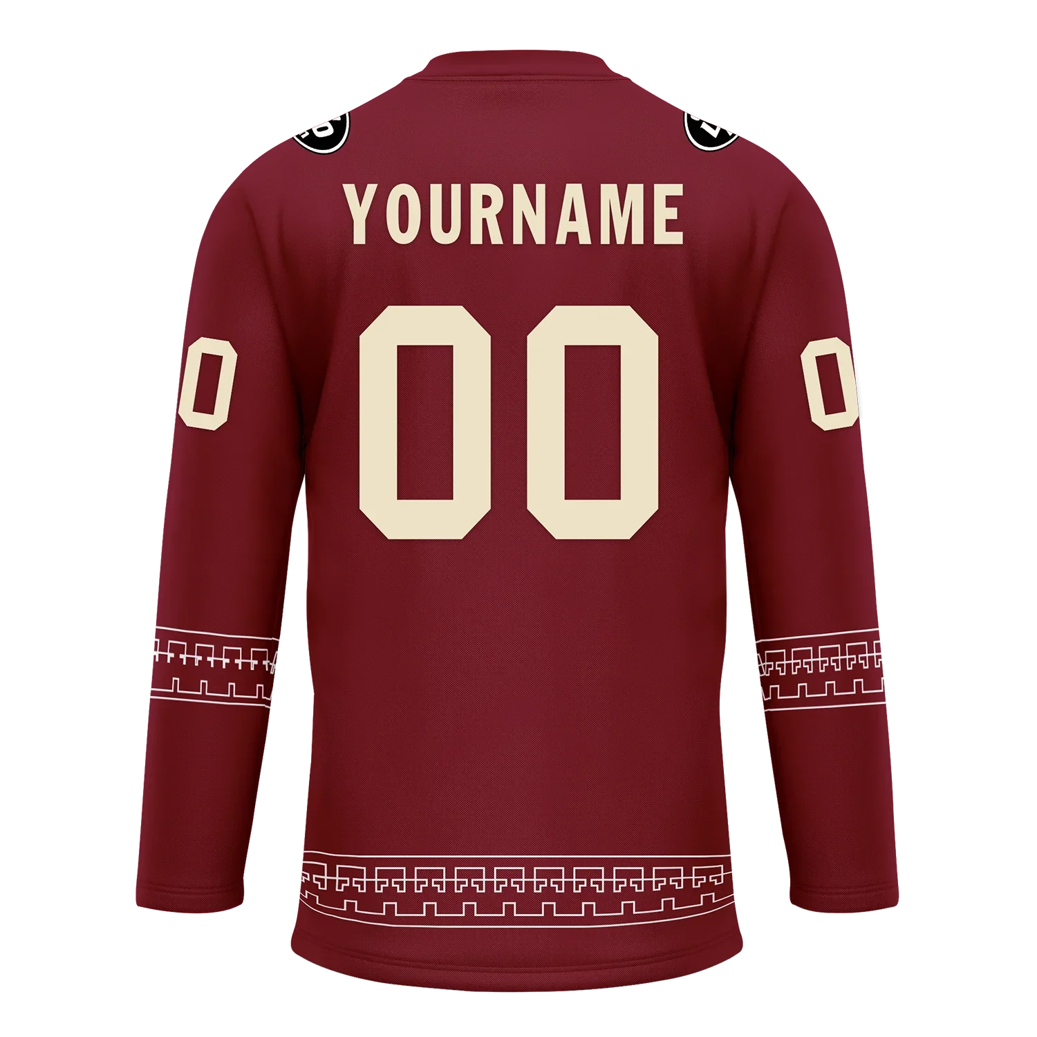 Custom Red Personalized Hockey Jersey HCKJ01-D0a70fd - Coolcustomize