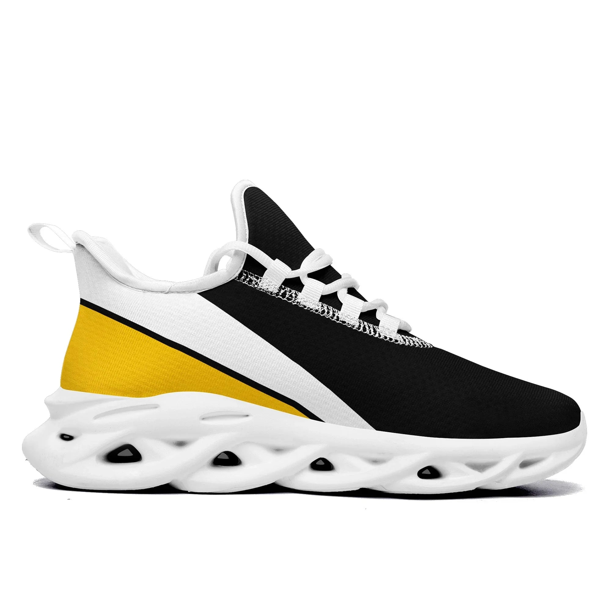 Custom Black Yellow Jersey MaxSoul Shoes and Hat Combo Offer Personalized ZH-bd0b007e-b - Coolcustomize