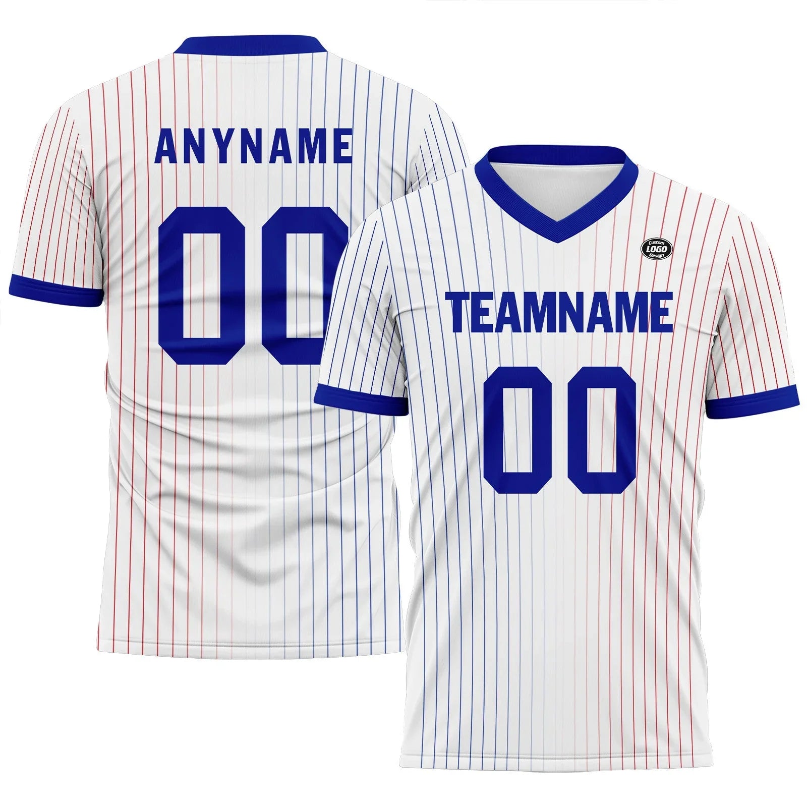 Custom France White Blue Soccer Sets Jersey Personalized SCJ101-D06141 - Coolcustomize