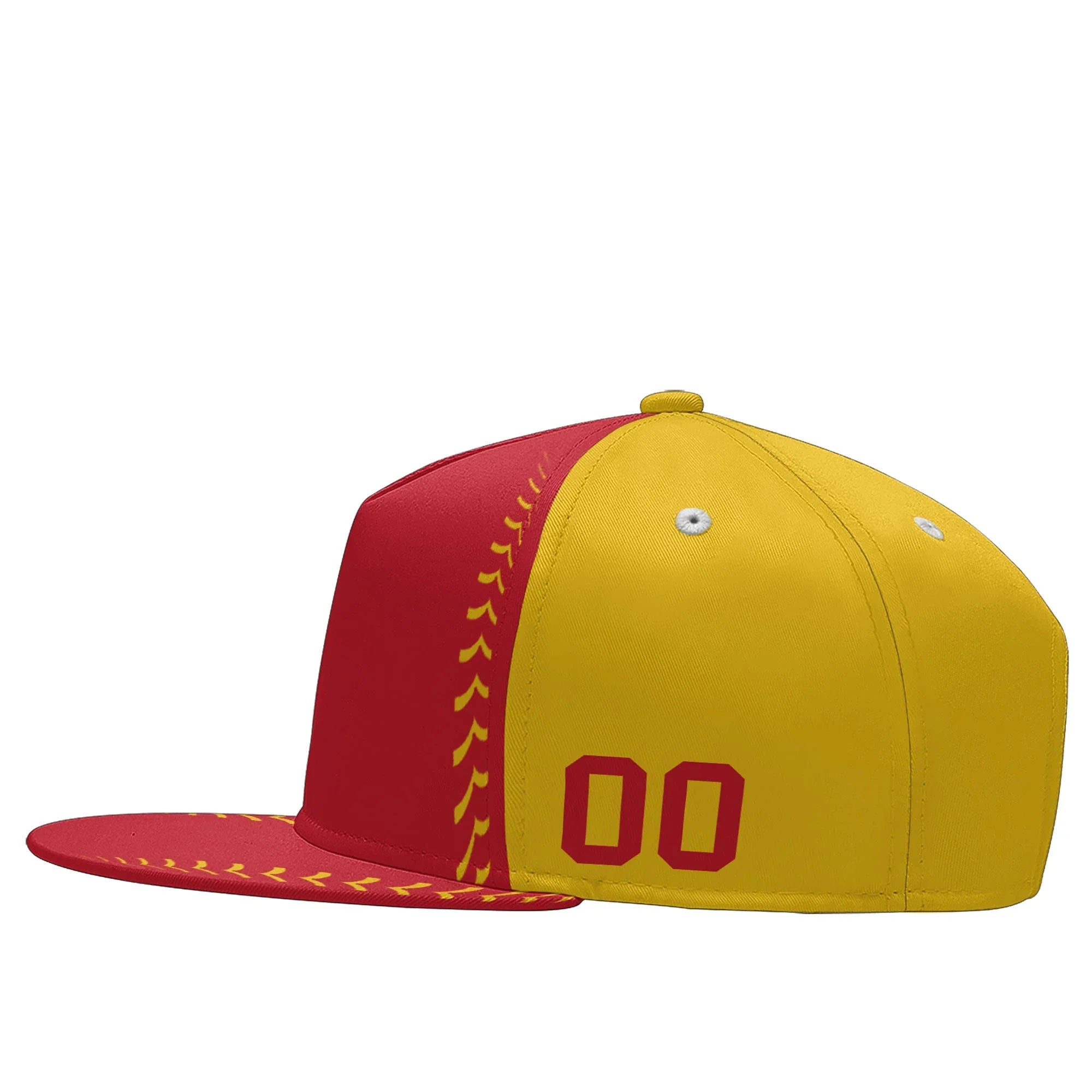 Custom Sport Design Hat Stitched Adjustable Snapback Personalized Baseball Cap PR067B-bd0b00d9-8 - Coolcustomize