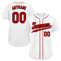 Custom White Classic Style Red Personalized Authentic Baseball Jersey BSBJ01-bd0faa0