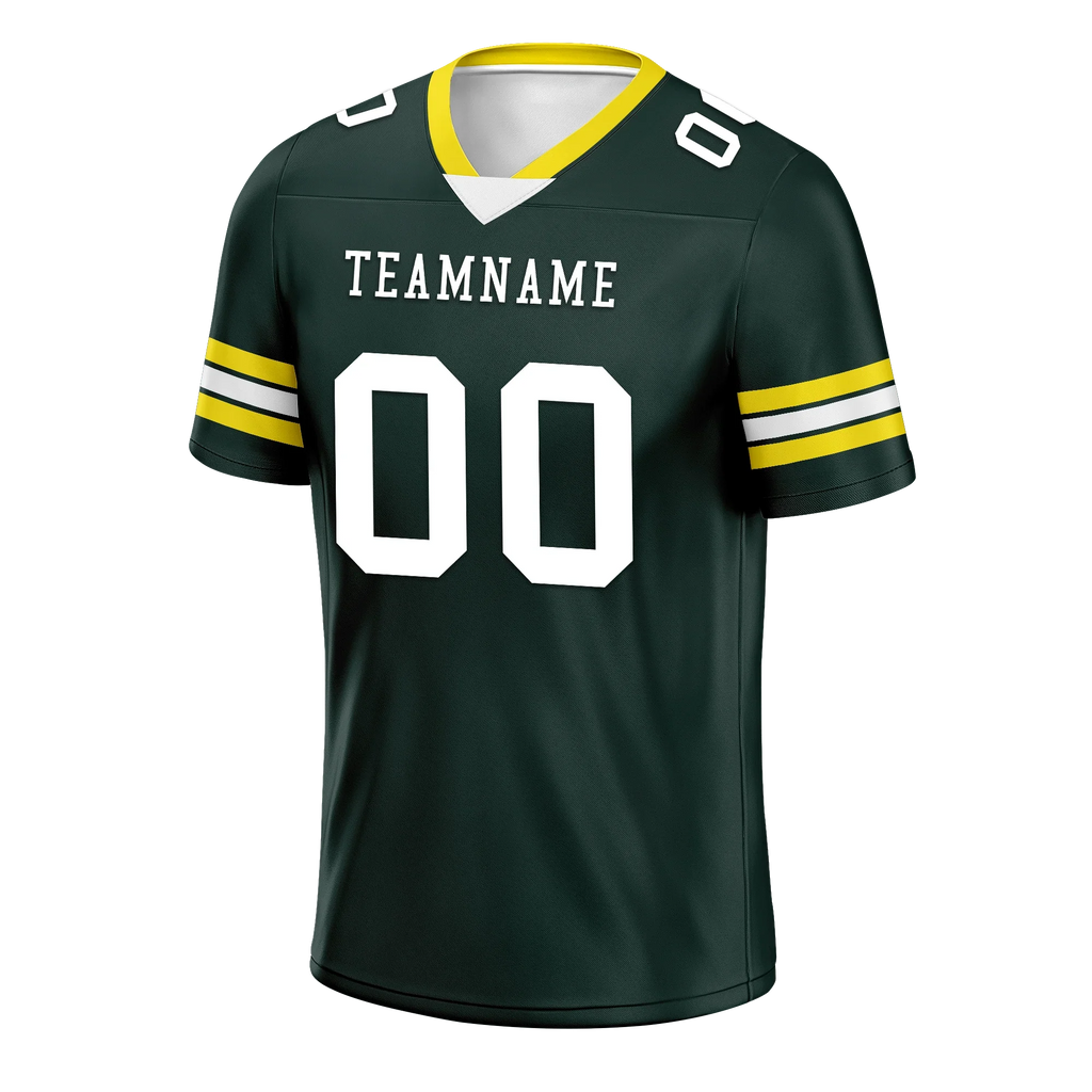 Custom Green Classic Style Personalized Authentic Football Jersey FBJ02-bd0a7007 - Coolcustomize