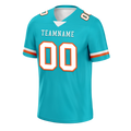 Custom Cyan Classic Style Personalized Authentic Football Jersey FBJ02-bd0a70ba - Coolcustomize