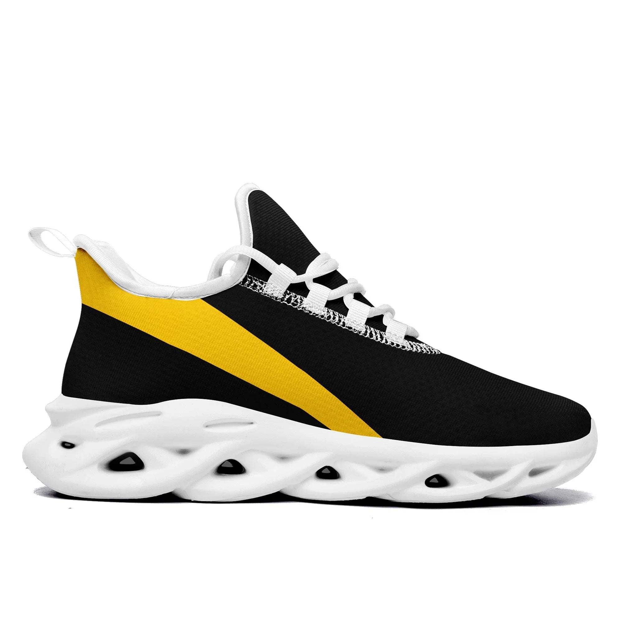 Custom Yellow Black Jersey MaxSoul Shoes and Hat Combo Offer Personalized ZH-bd0b007e-c - Coolcustomize