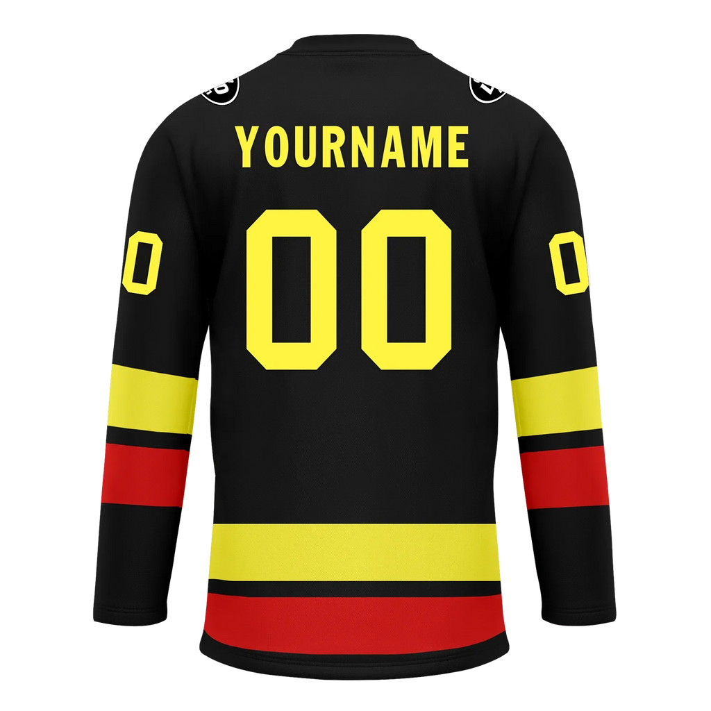 Custom Black Personalized Hockey Jersey HCKJ01-D0a70dd - Coolcustomize
