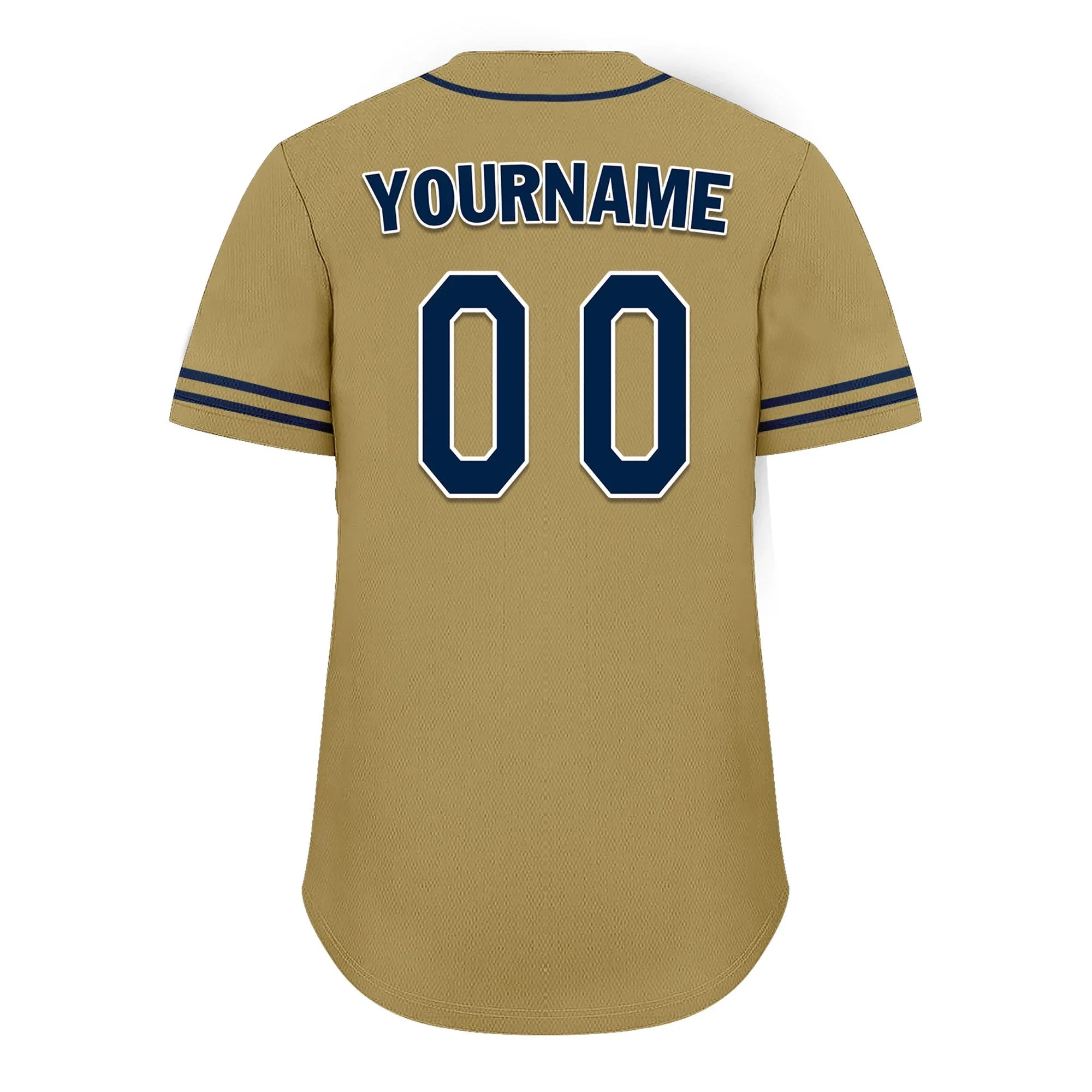 Custom Gold Classic Style Blue Personalized Authentic Baseball Jersey UN002-bd0b00d8-af - Coolcustomize