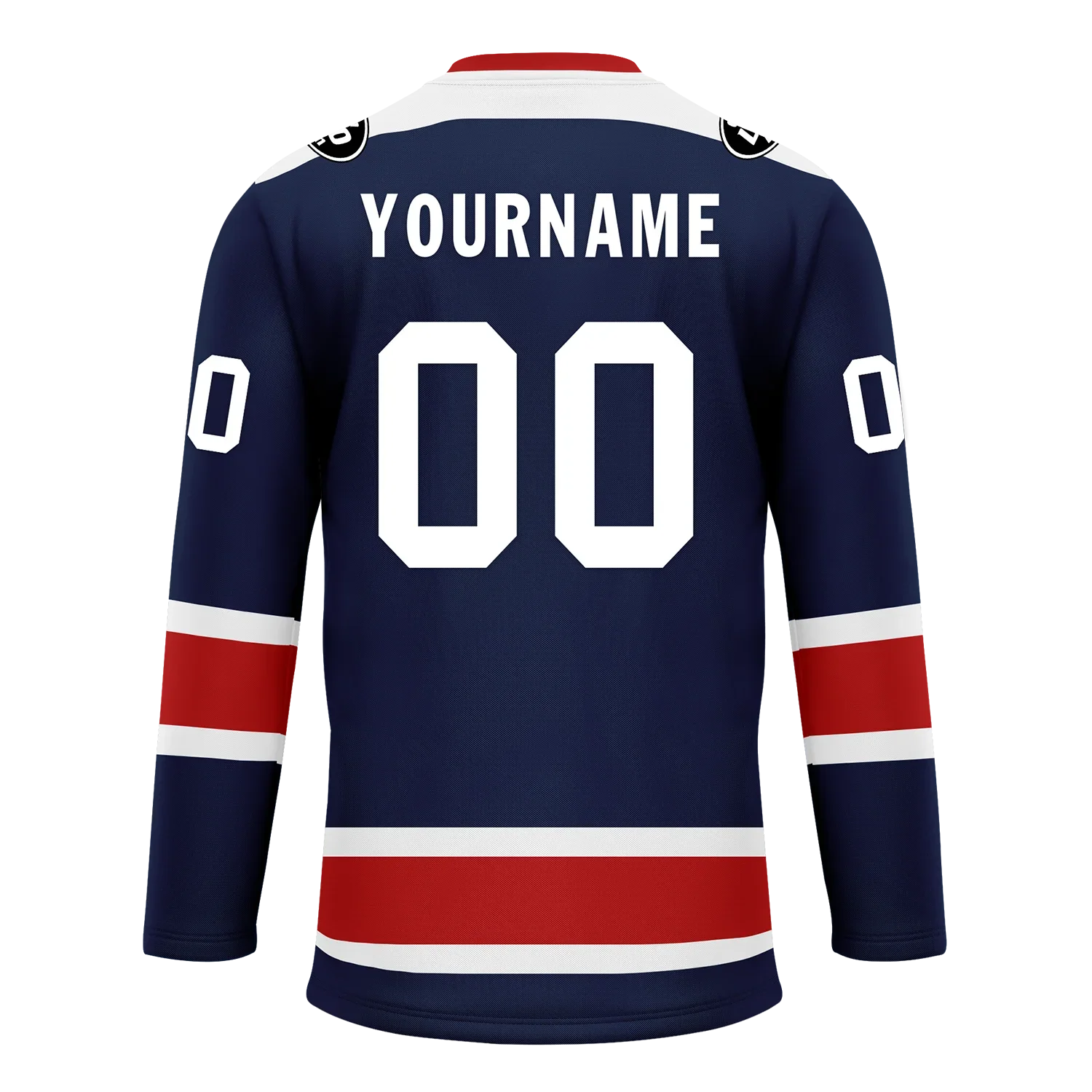 Custom Blue Red Personalized Hockey Jersey HCKJ01-D0a70f0 - Coolcustomize