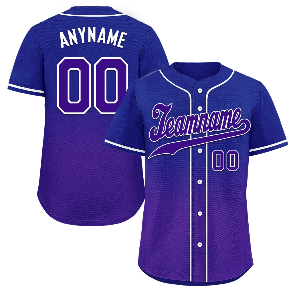 Custom Blue Purple Fade Fashion Personalized Authentic Baseball Jersey BSBJ01-D0a70ea - Coolcustomize
