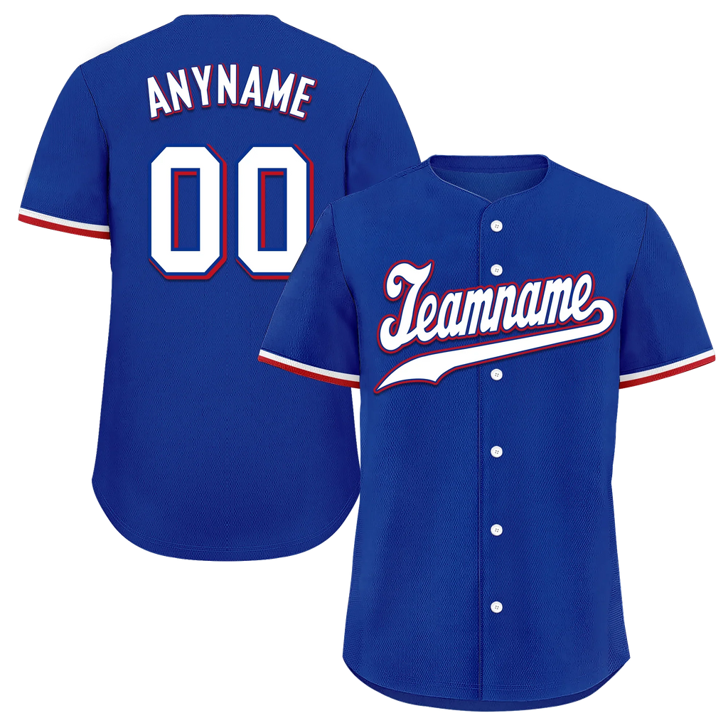 Custom Blue Classic Style White Personalized Authentic Baseball Jersey BSBJ01-bd0fabc - Coolcustomize