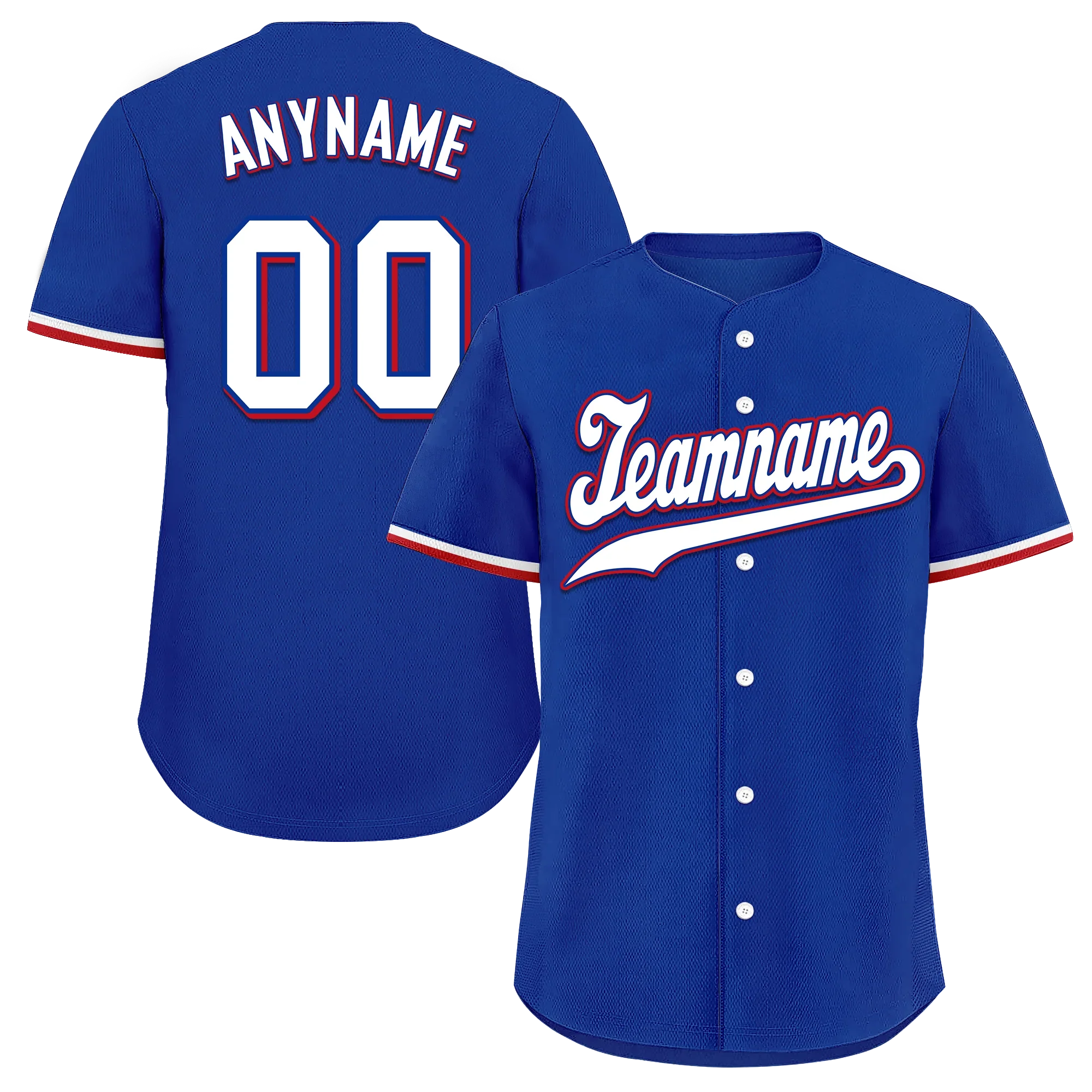 Custom Blue Classic Style White Personalized Authentic Baseball Jersey BSBJ01-bd0fabc - Coolcustomize