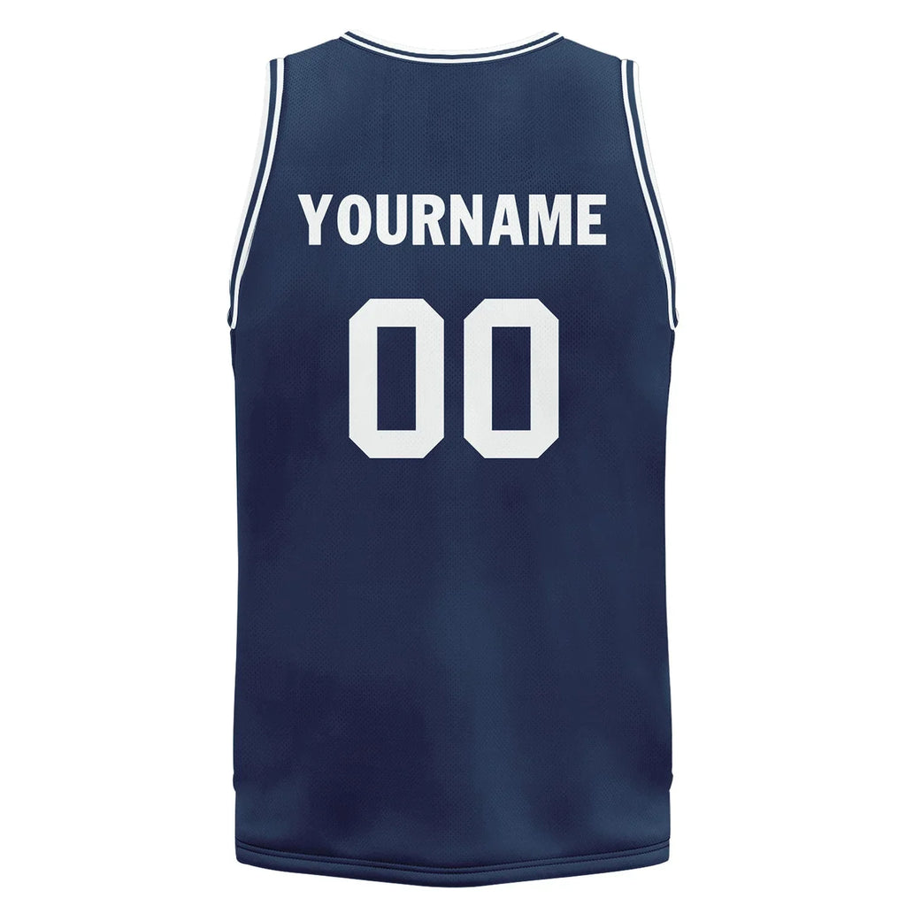 Custom Blue Classic Style Sports Uniform Basketball Jersey BBJ01-D020105-9 - Coolcustomize