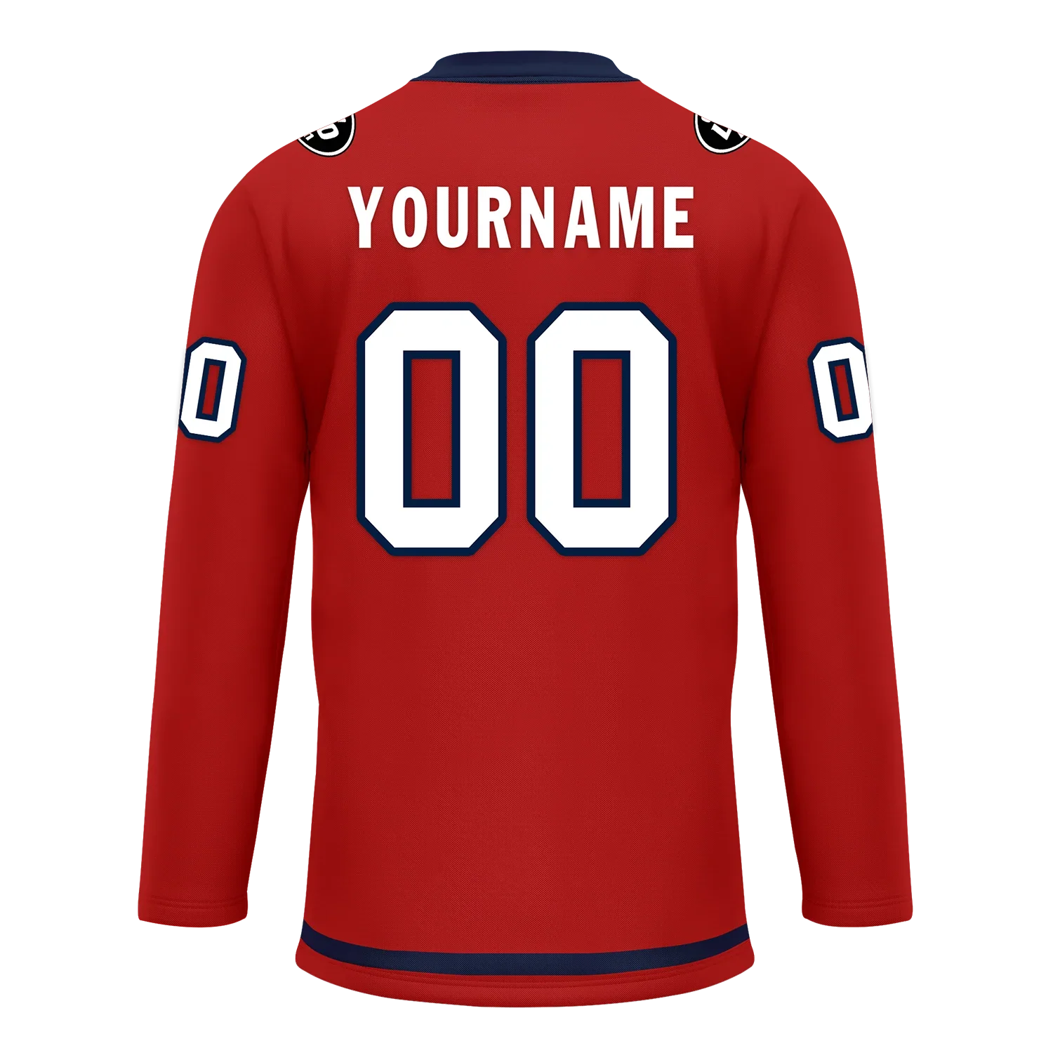 Custom Red Personalized Hockey Jersey HCKJ01-D0a70e9 - Coolcustomize