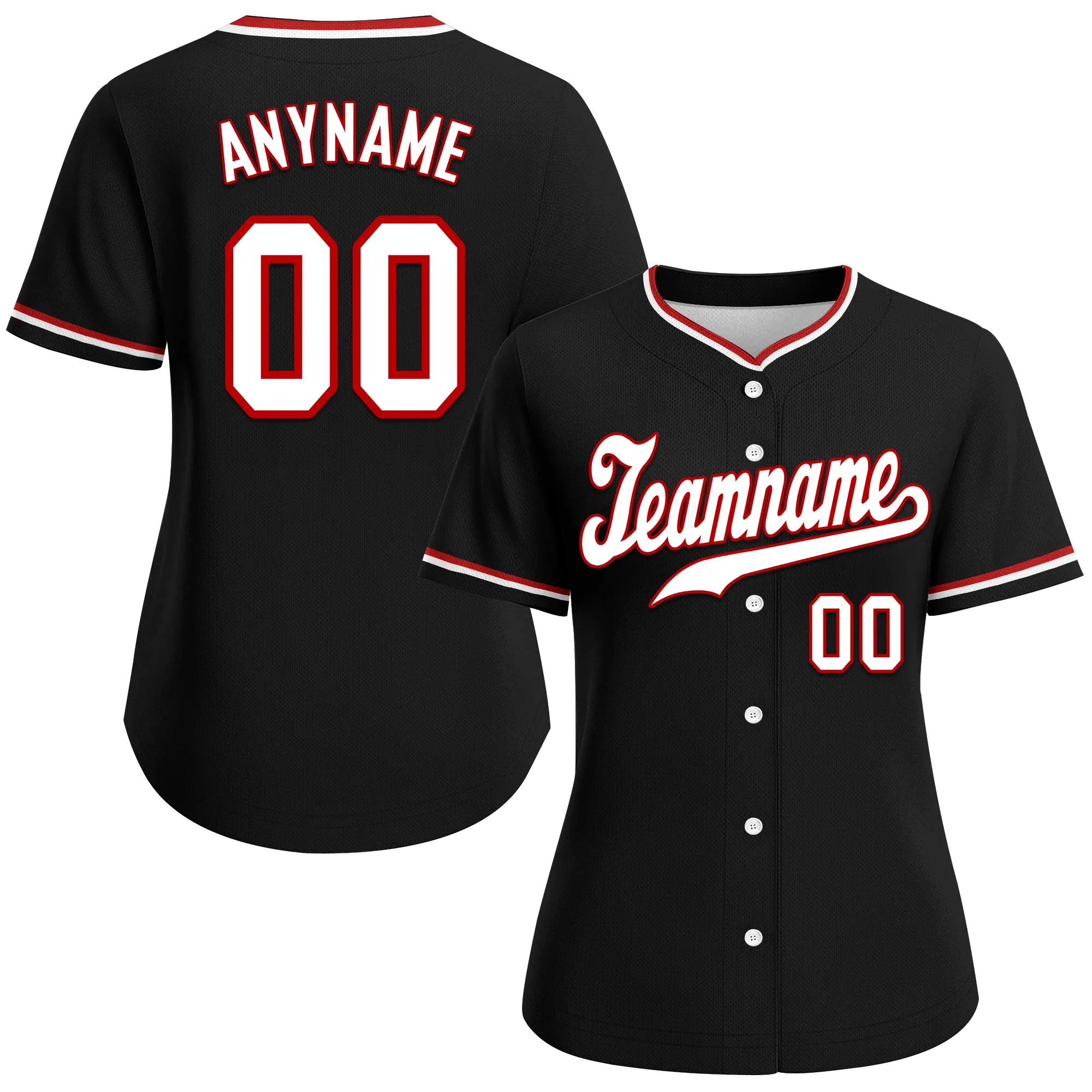Custom Black Classic Style White Personalized Authentic Baseball Jersey BSBJ01-bd0fad0 - Coolcustomize
