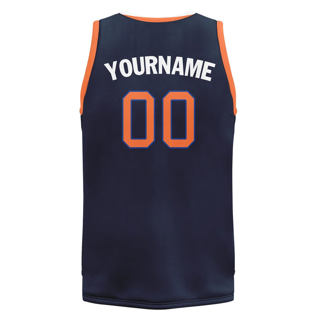 Custom Blue Orange Classic Style Sports Uniform Basketball Jersey BBJ01-bd0a70ae - Coolcustomize