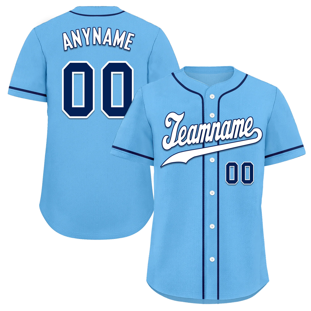 Custom Aqua Classic Style White Personalized Authentic Baseball Jersey BSBJ01-bd0fa0d - Coolcustomize