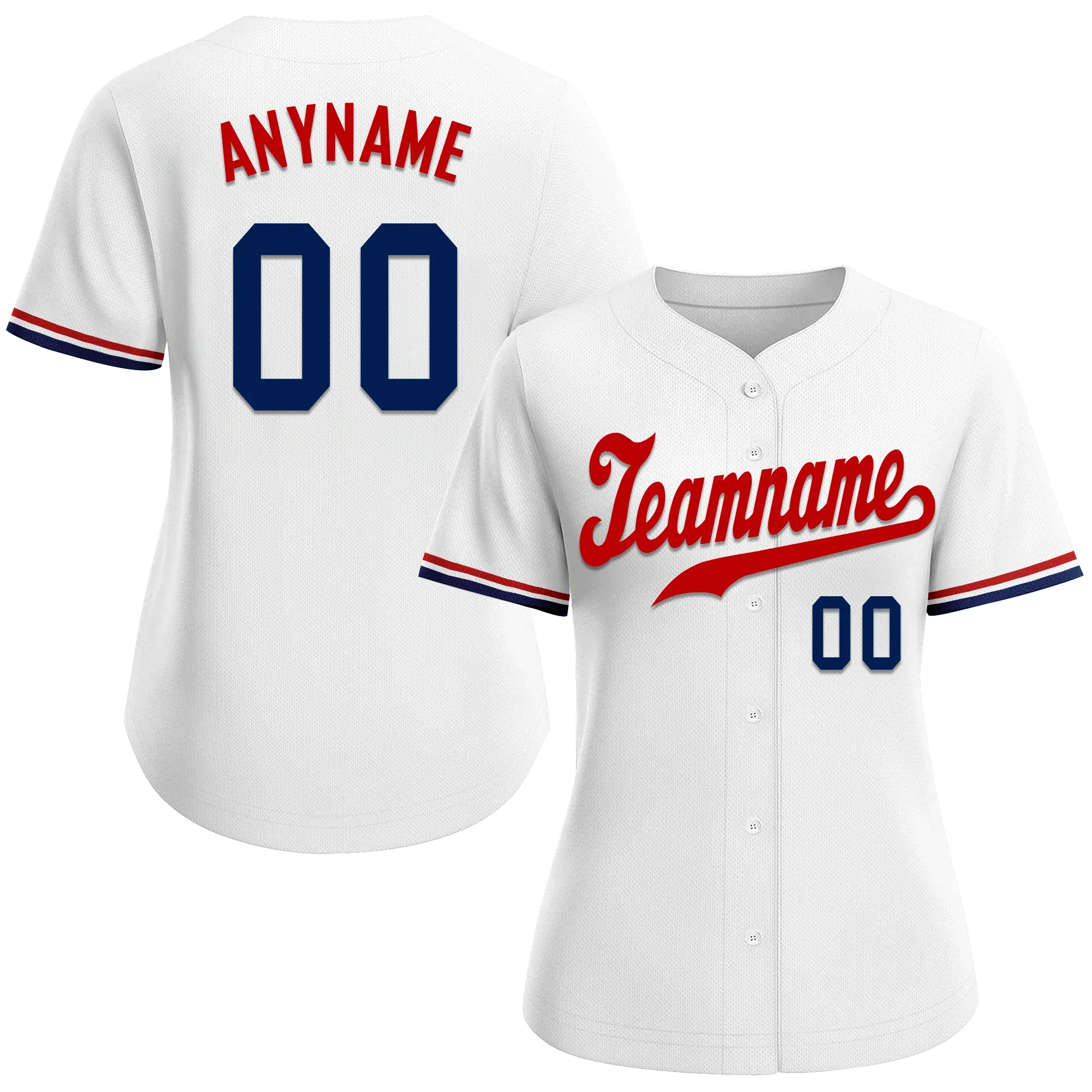 Custom White Classic Style Red Personalized Authentic Baseball Jersey BSBJ01-bd0faaa - Coolcustomize