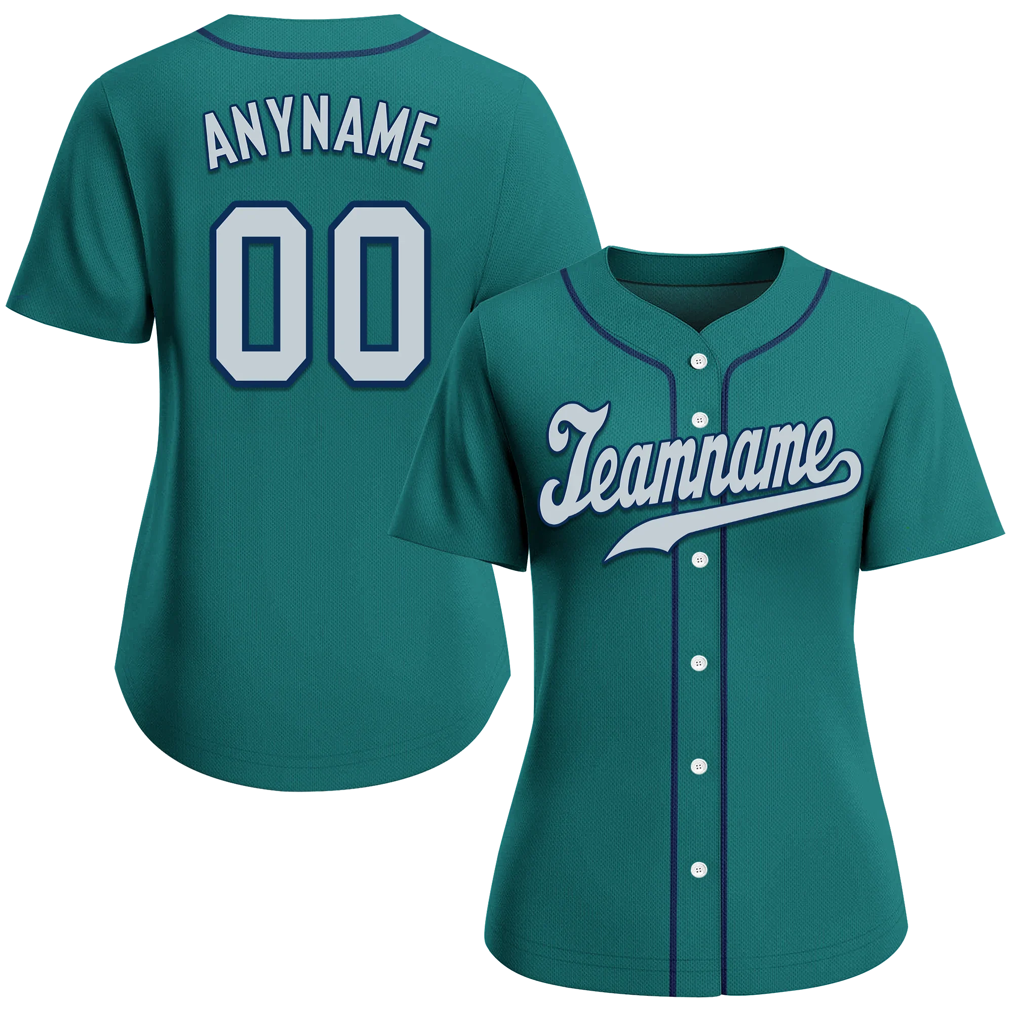 Custom Green Classic Style Grey Personalized Authentic Baseball Jersey BSBJ01-bd0fabe - Coolcustomize