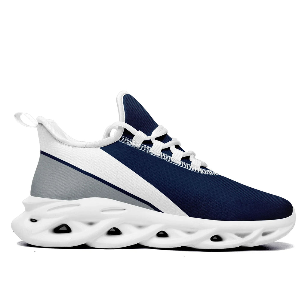 Custom Blue Grey Jersey MaxSoul Shoes and Hat Combo Offer Personalized ZH-bd0b007e-ad - Coolcustomize
