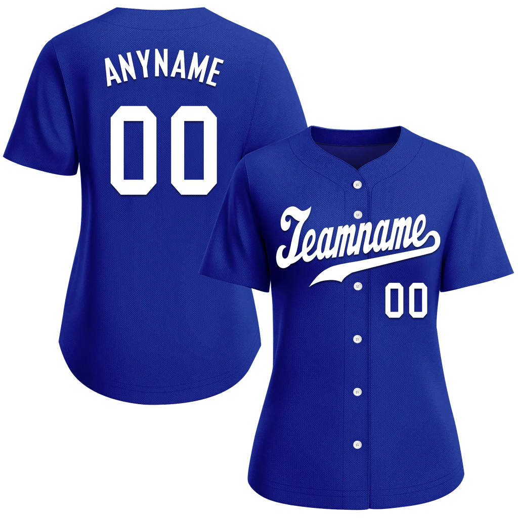 Custom Blue Classic Style White Personalized Authentic Baseball Jersey BSBJ01-bd0faea - Coolcustomize
