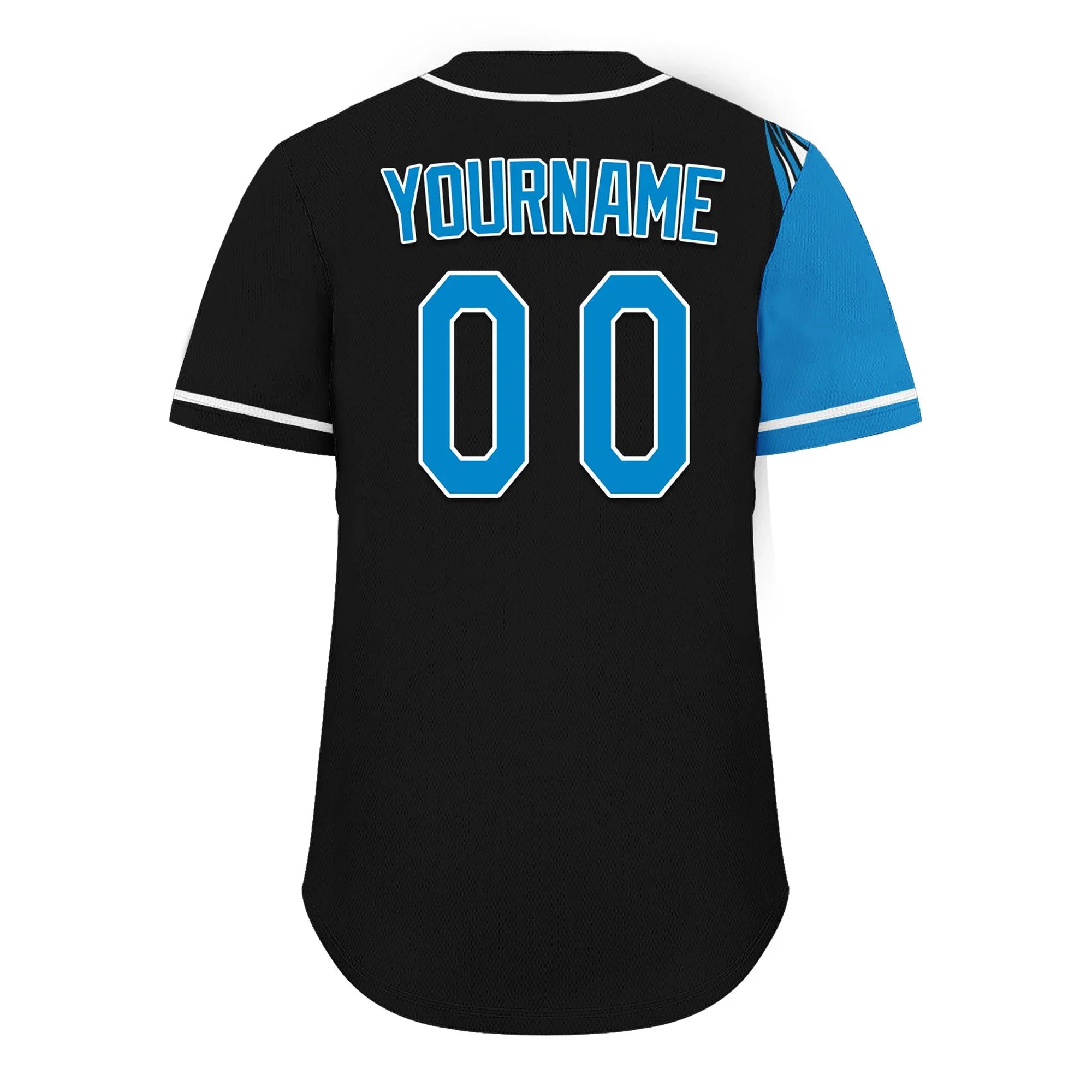 Custom Black Blue Classic Style Personalized Authentic Baseball Jersey UN002-D0b0a00-f - Coolcustomize