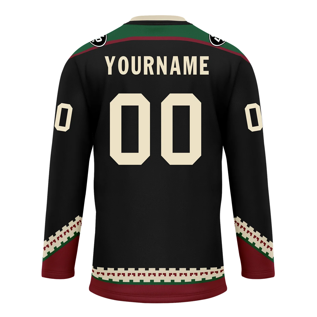 Custom Black Personalized Hockey Jersey HCKJ01-D0a70fc - Coolcustomize