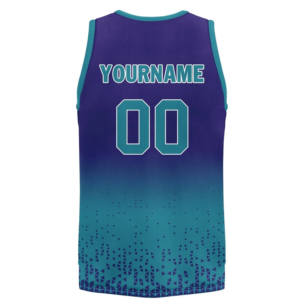 Custom Blue Fade Fashion Sports Uniform Basketball Jersey BBJ01-D020102-9 - Coolcustomize