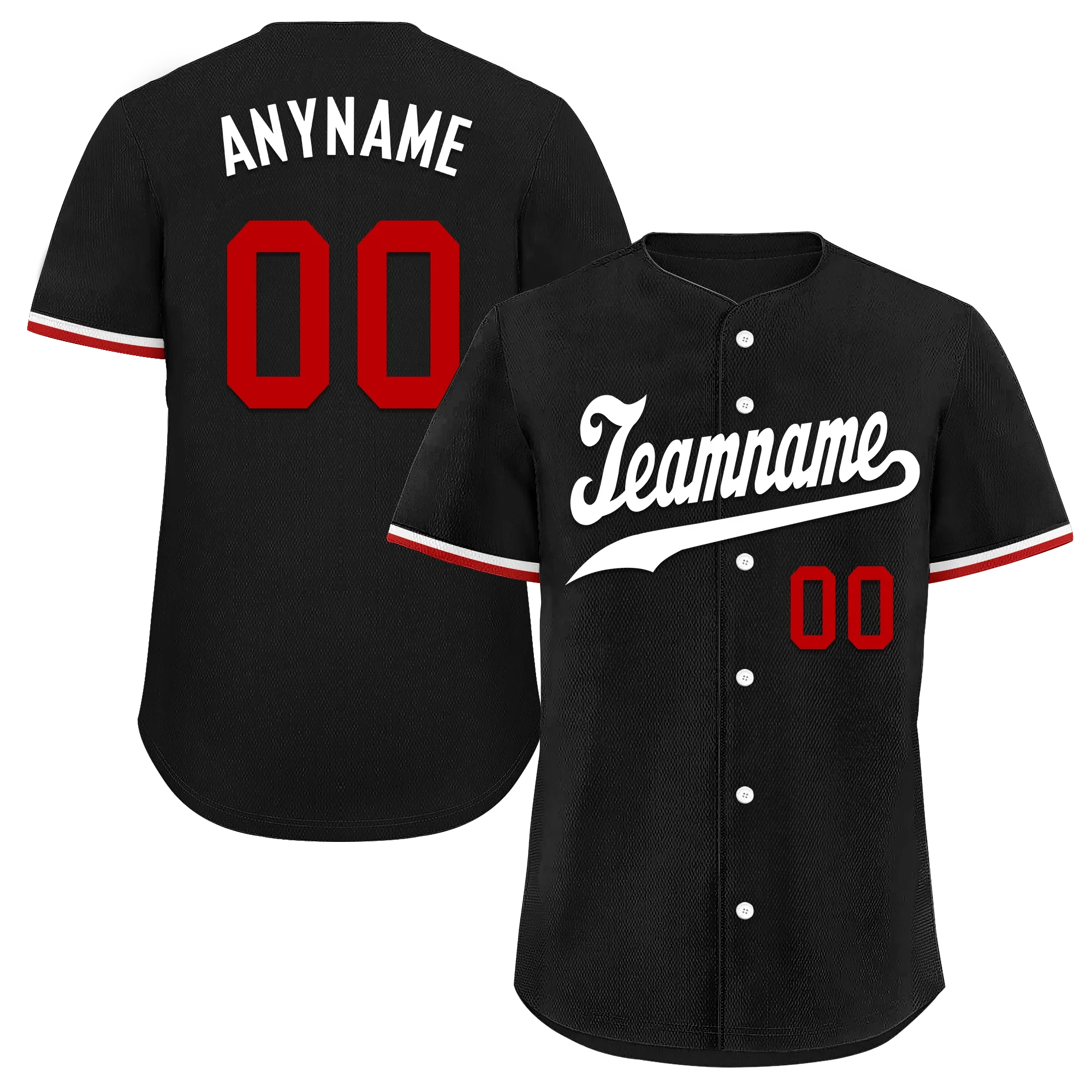 Custom Black Classic Style White Personalized Authentic Baseball Jersey BSBJ01-bd0faab - Coolcustomize
