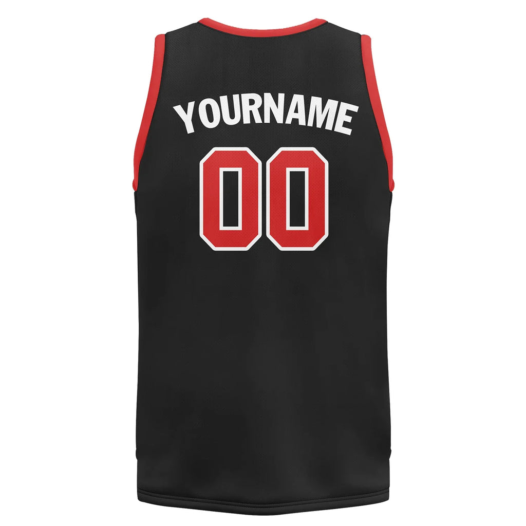 Custom Black Red Classic Style Sports Uniform Basketball Jersey BBJ01-bd0a700f - Coolcustomize