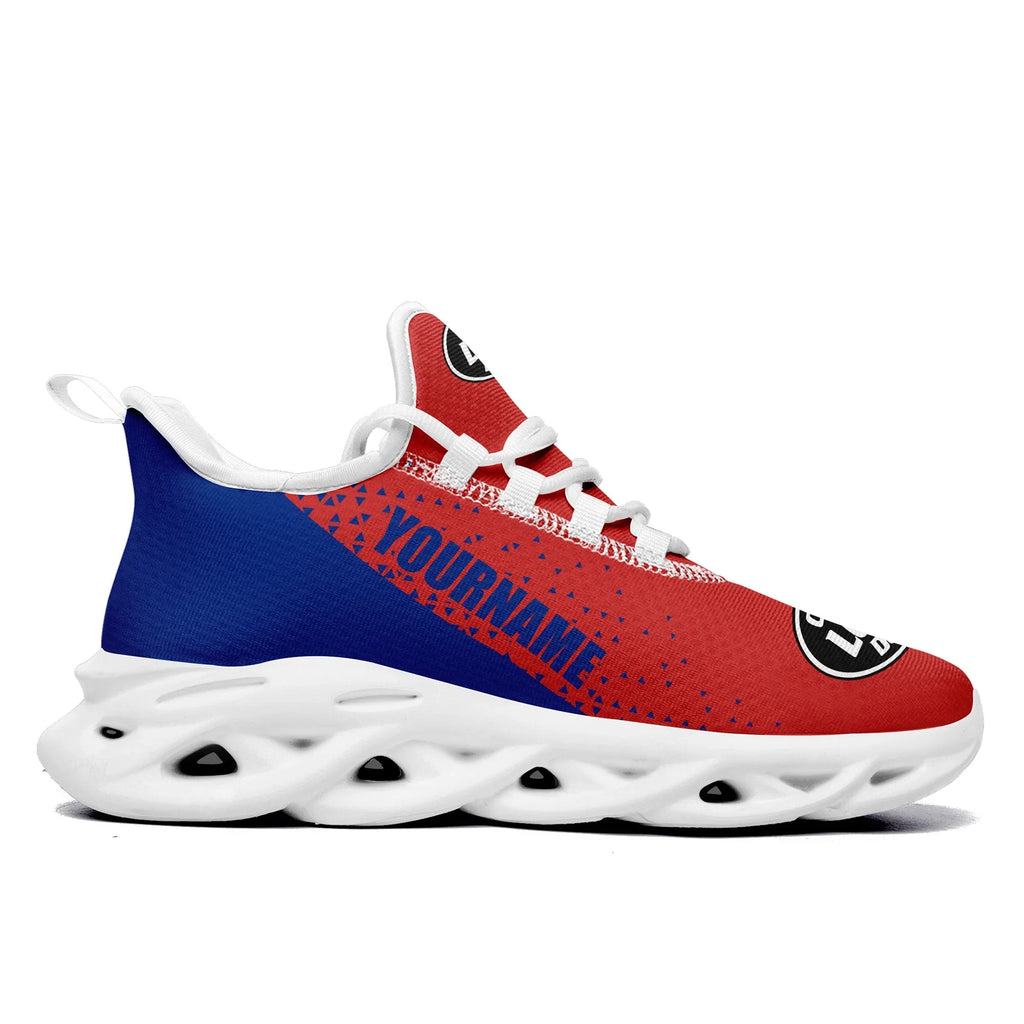 Custom Blue Red Jersey MaxSoul Shoes and Hat Combo Offer Personalized ZH-D0b008f-b - Coolcustomize