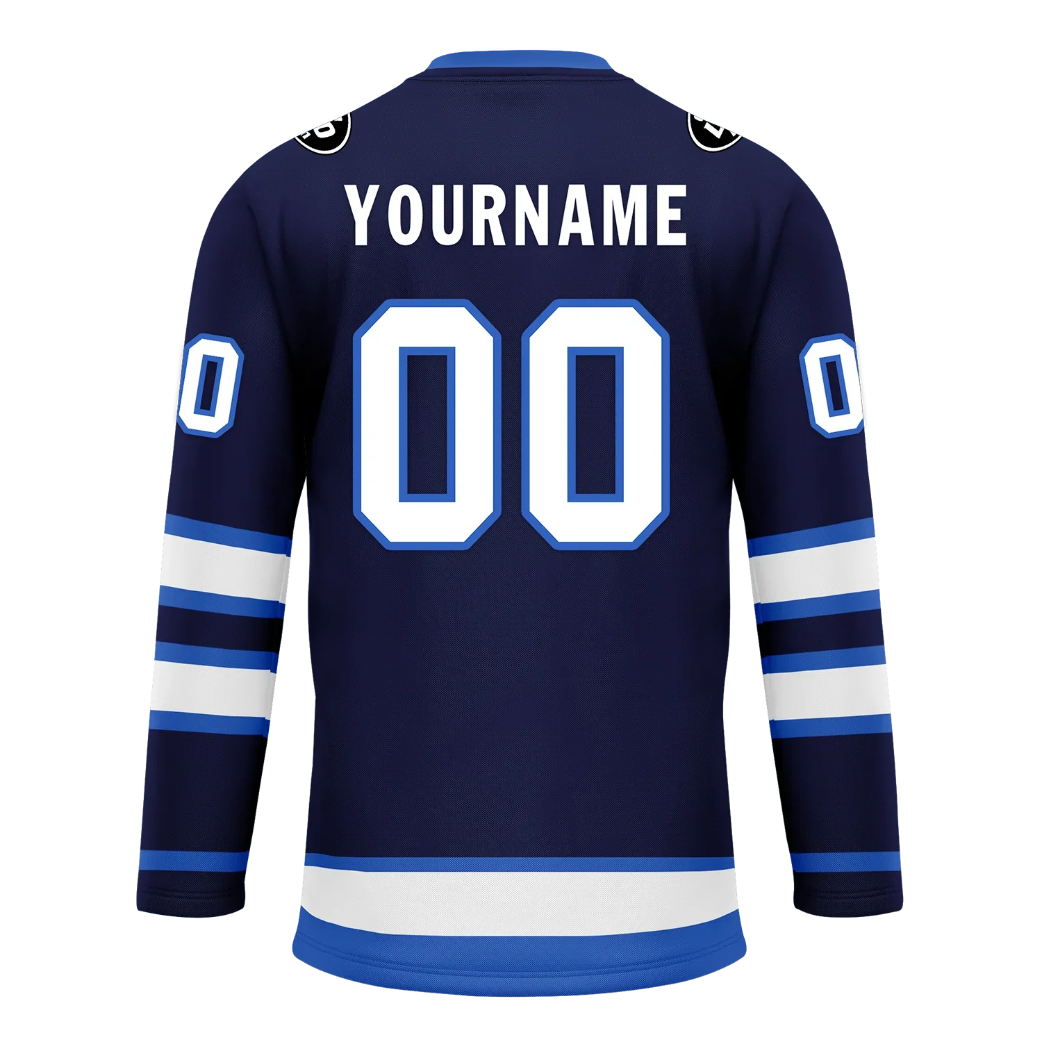 Custom Blue Personalized Hockey Jersey HCKJ01-D0a70d9 - Coolcustomize
