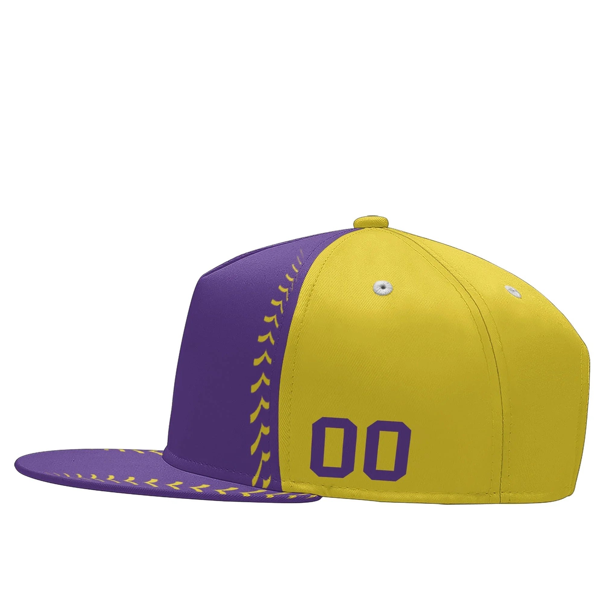 Custom Sport Design Hat Stitched Adjustable Snapback Personalized Baseball Cap PR067B-bd0b00d9-a9 - Coolcustomize