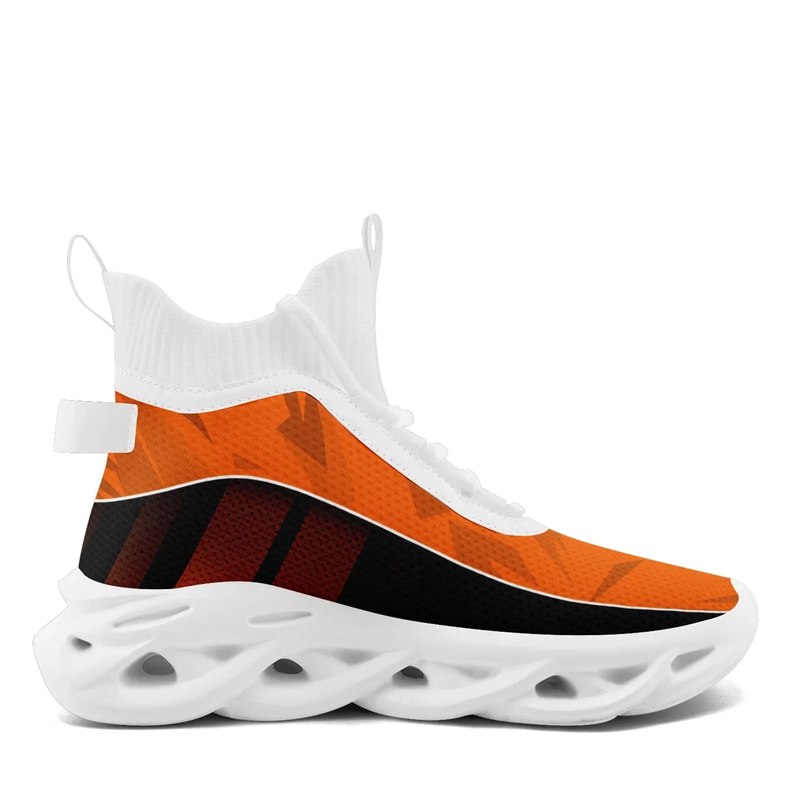 Custom Black Orange Maxsoul Shoes Personalized Sneaker FN029A-D020158-3 - Coolcustomize