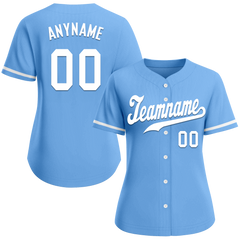 Custom Blue Classic Style White Personalized Authentic Baseball Jersey BSBJ01-bd0fab0