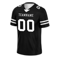 Custom Black Classic Style Personalized Authentic Football Jersey FBJ02-bd0a70bc - Coolcustomize