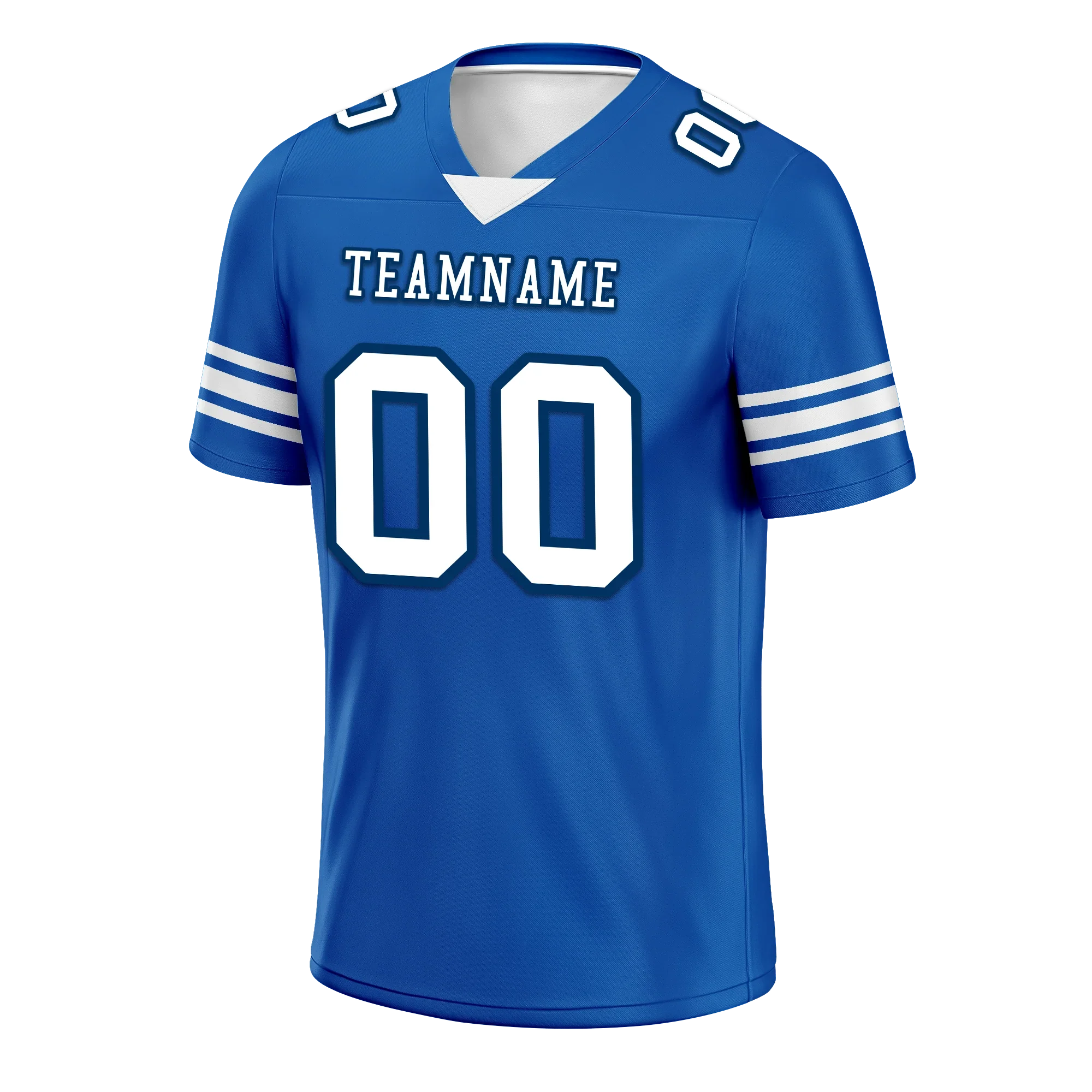 Custom Blue Classic Style Personalized Authentic Football Jersey FBJ02-bd0a700f - Coolcustomize