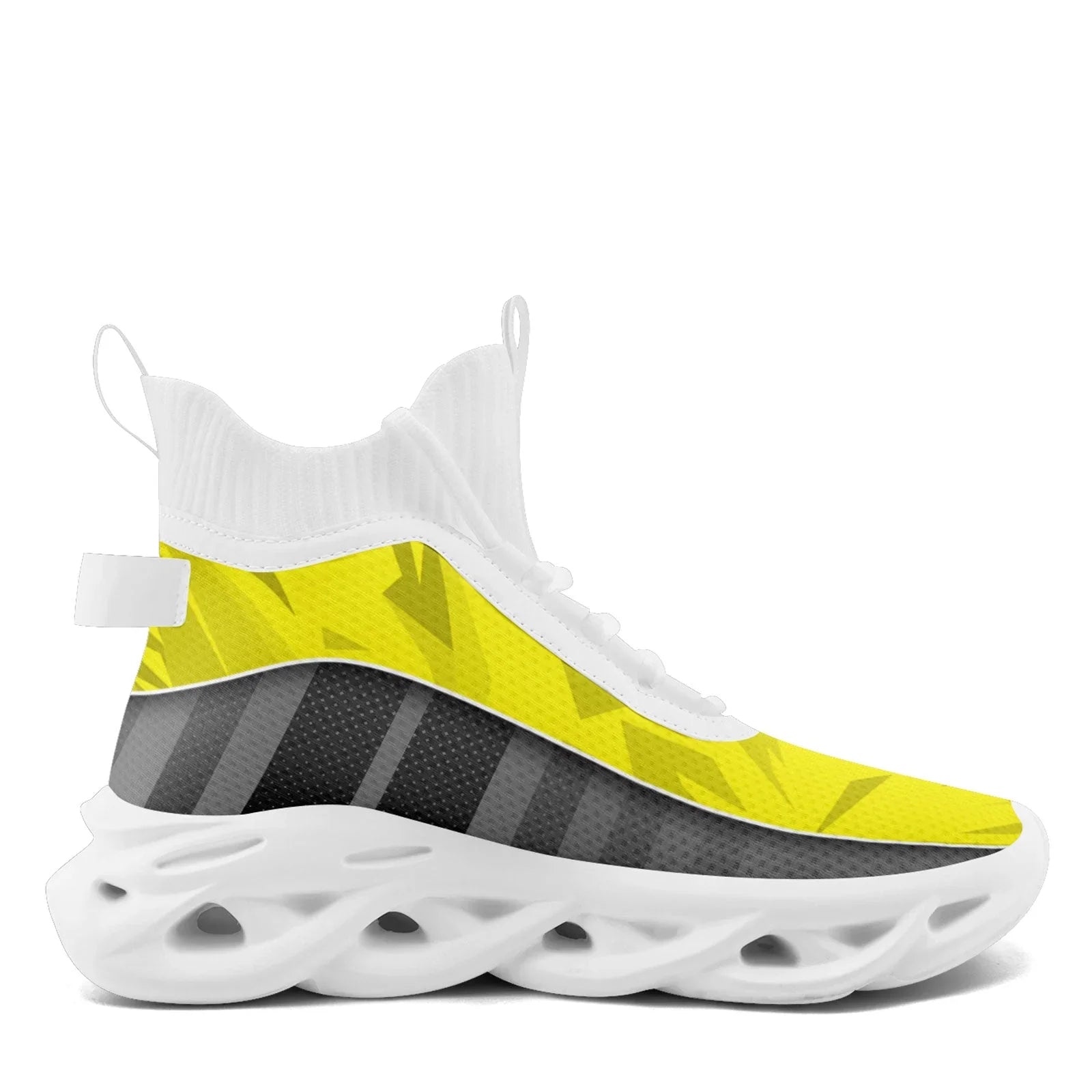 Custom Gray Yellow Maxsoul Shoes Personalized Sneaker FN029A-D020158-9 - Coolcustomize