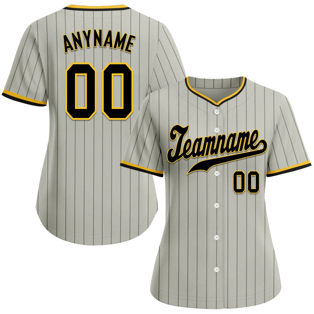 Custom Grey Classic Style Black Personalized Authentic Baseball Jersey BSBJ01-bd0faef - Coolcustomize