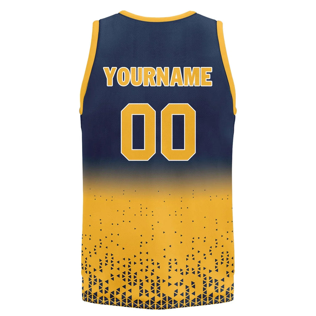 Custom Blue Yellow Fade Fashion Sports Uniform Basketball Jersey BBJ01-D020102-6 - Coolcustomize