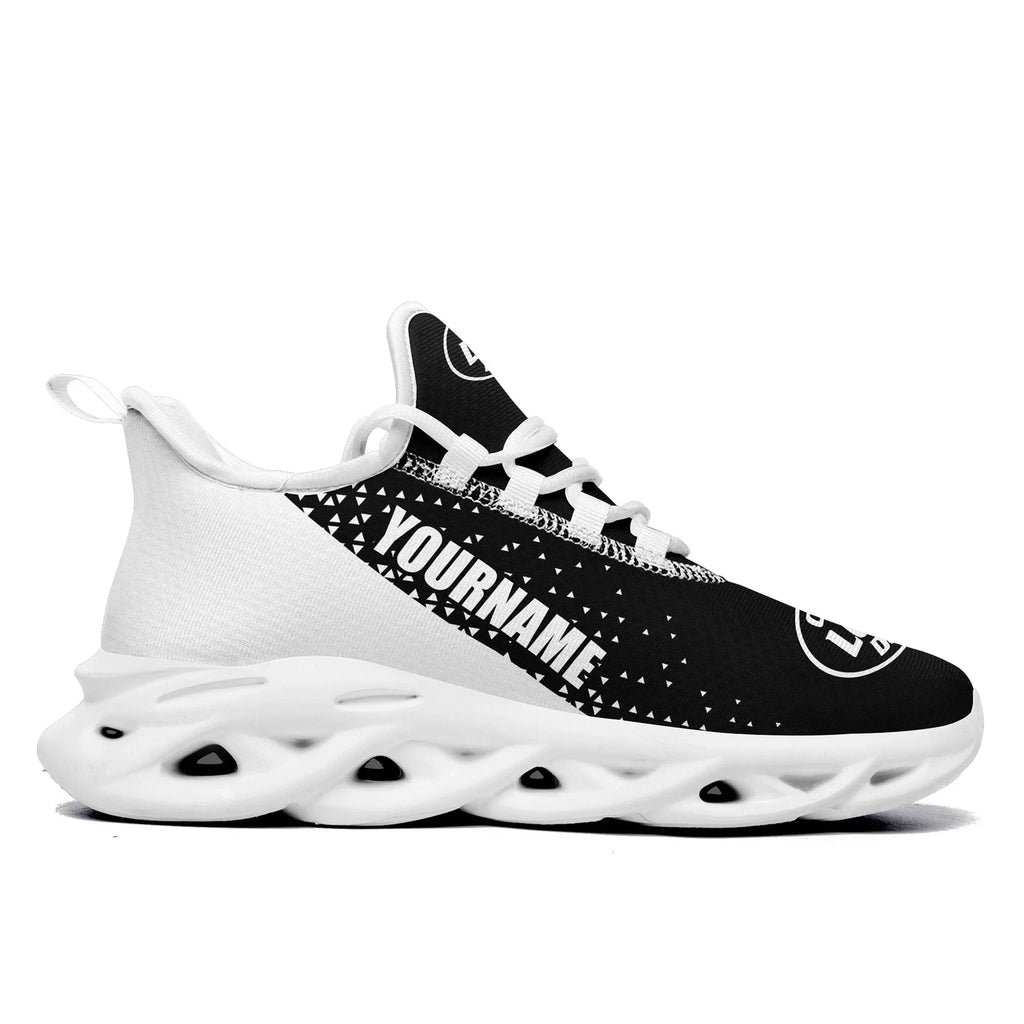 Custom Black White Jersey MaxSoul Shoes and Hat Combo Offer Personalized ZH-D0b0089-b - Coolcustomize