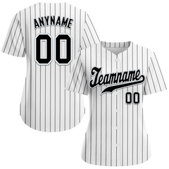 Custom White Classic Style Black Personalized Authentic Baseball Jersey BSBJ01-bd0faa8