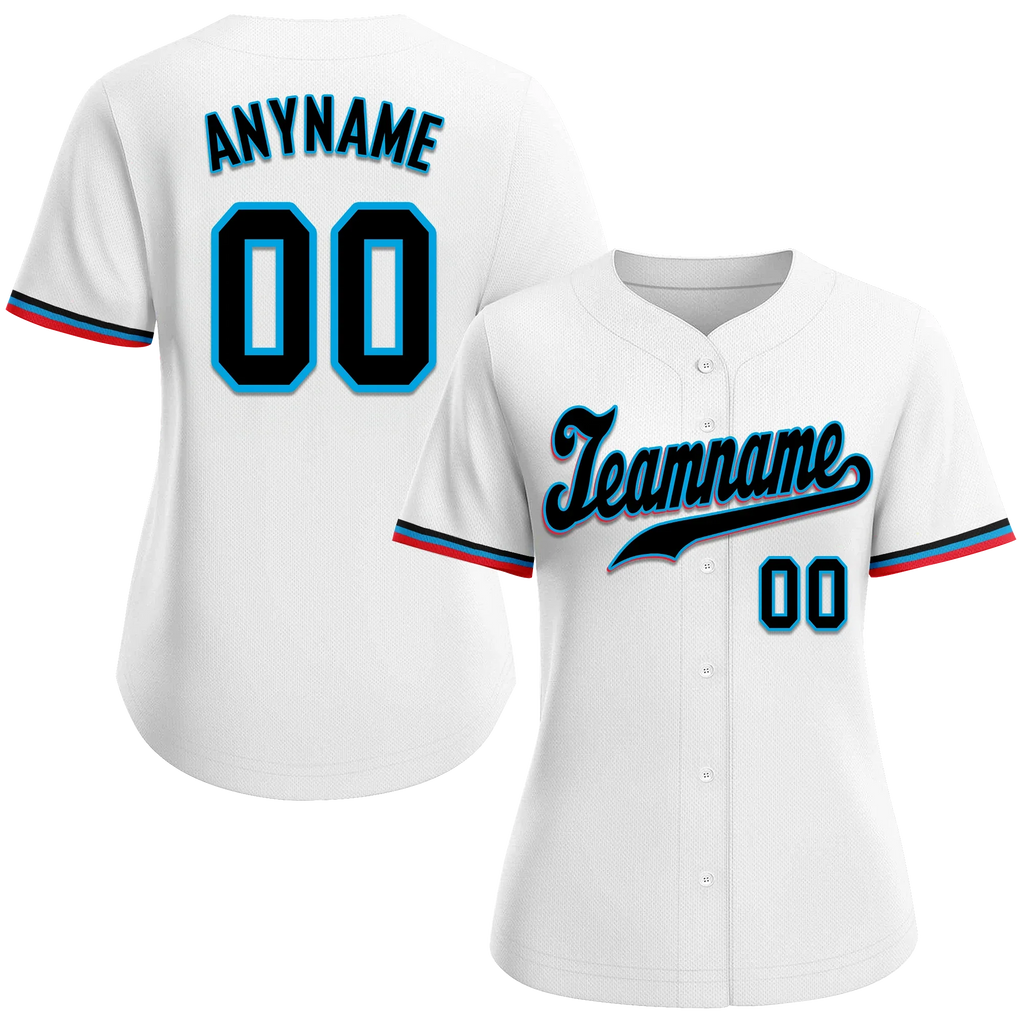 Custom White Classic Style Black Personalized Authentic Baseball Jersey BSBJ01-bd0face - Coolcustomize