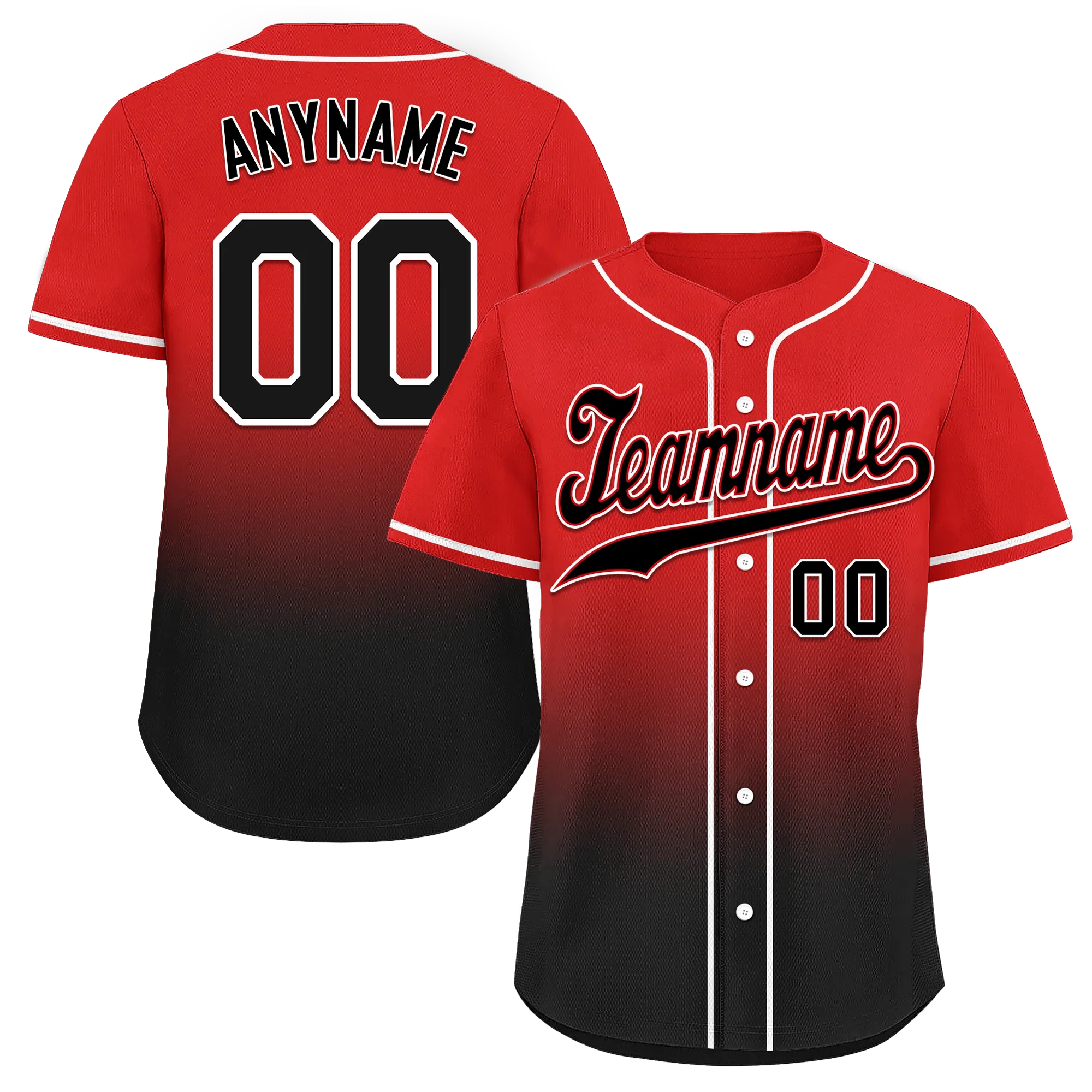 Custom Fade Fashion Personalized Authentic Baseball Jersey BSBJ01-D0a70ba - Coolcustomize